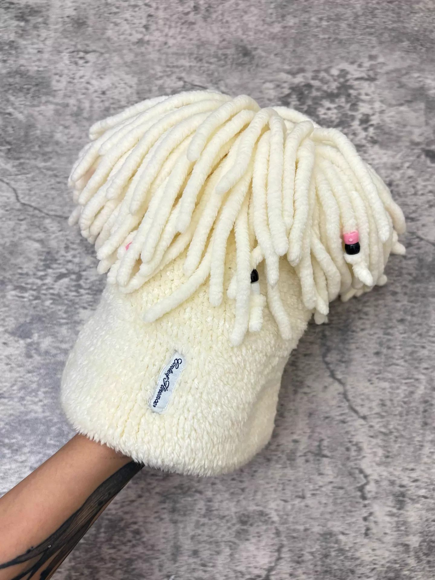 Conte of Florence Conte of Florence Vintage Wig-Style Tassel Knit Hat Size ONE SIZE - 6 Thumbnail