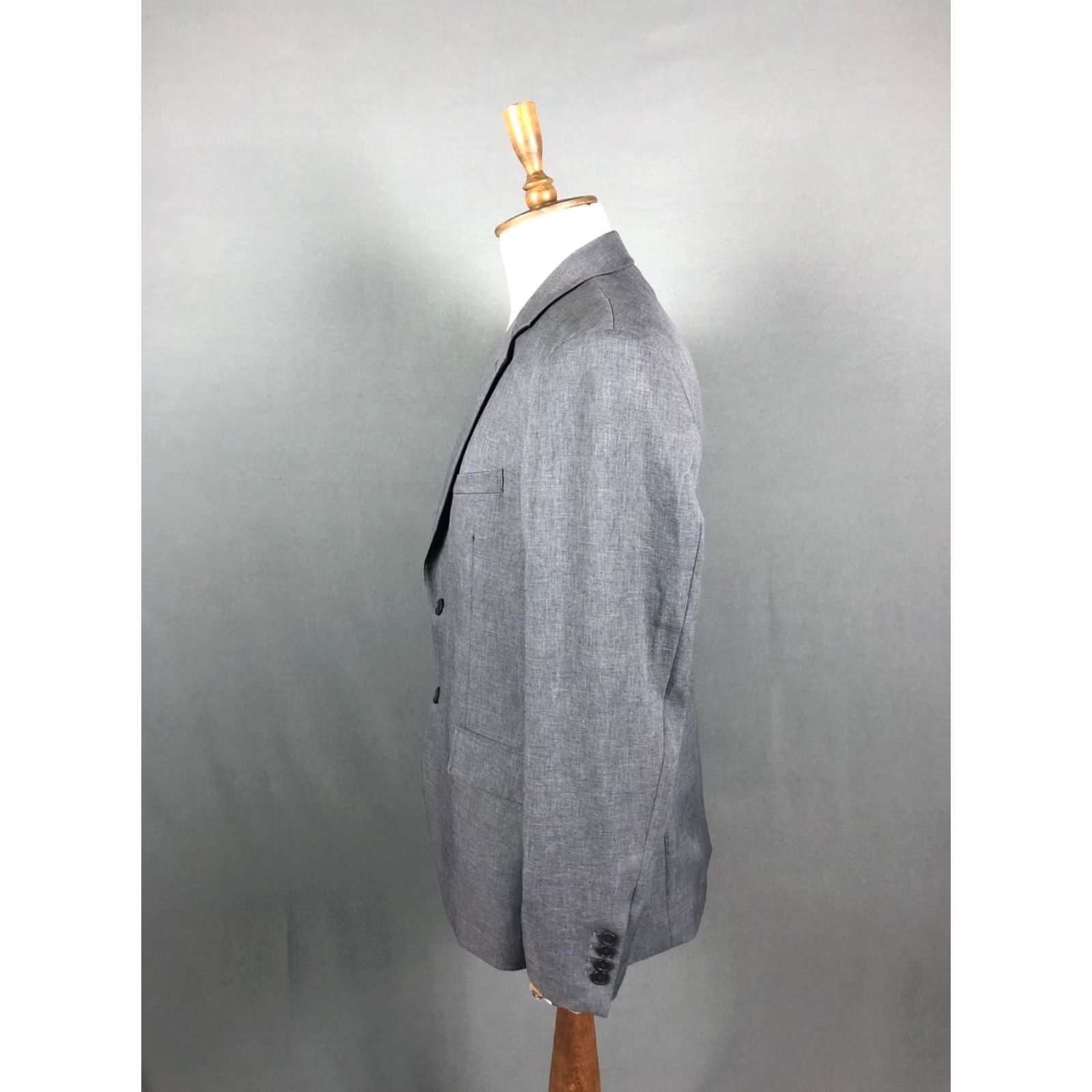 Vintage J.W. Anderson Blazer Polyester Gray Men Size L Size 42R - 2 Thumbnail
