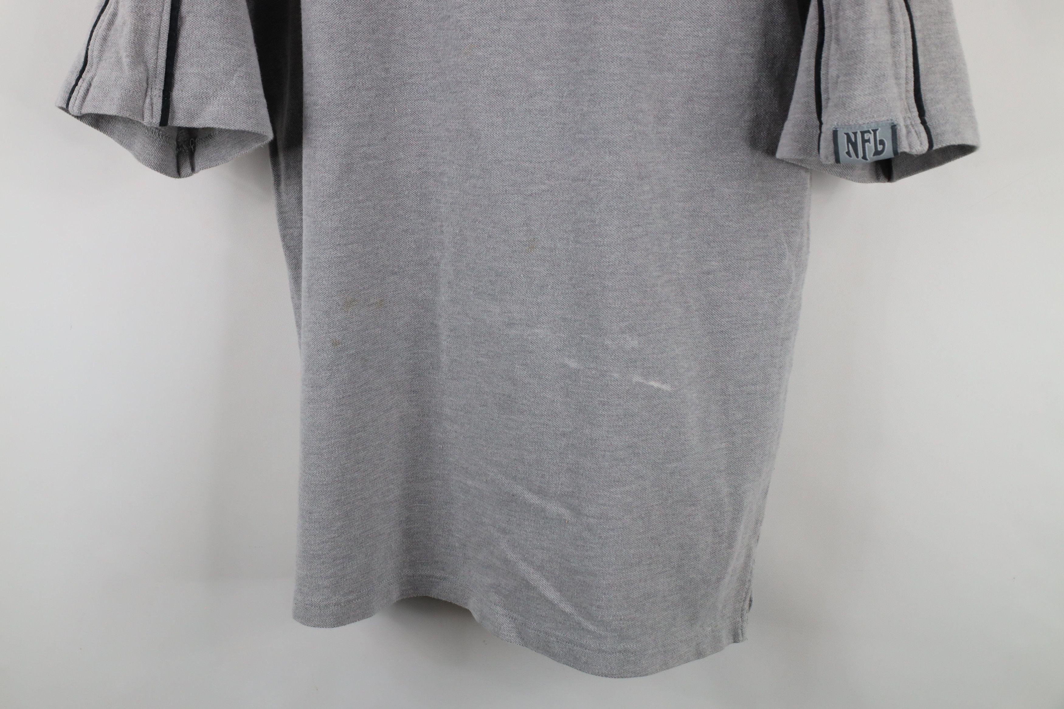 Vintage Vintage Y2K NFL Detroit Lions Football Polo Shirt Gray Size US M / EU 48-50 / 2 - 3 Thumbnail