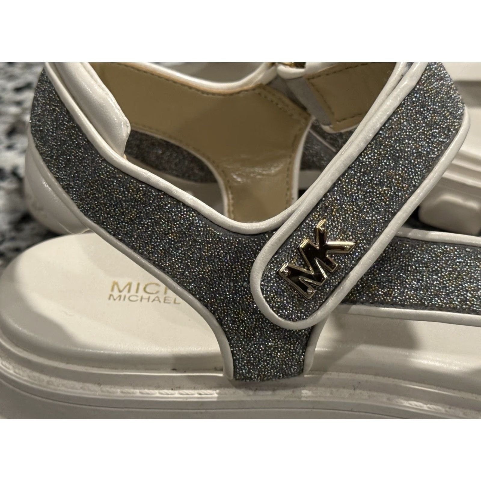 Michael Kors MICHAEL Michael Kors Ridley Platform Sandal Womens US 8 Multicolor Leather Size US 8 / IT 38 - 2 Thumbnail