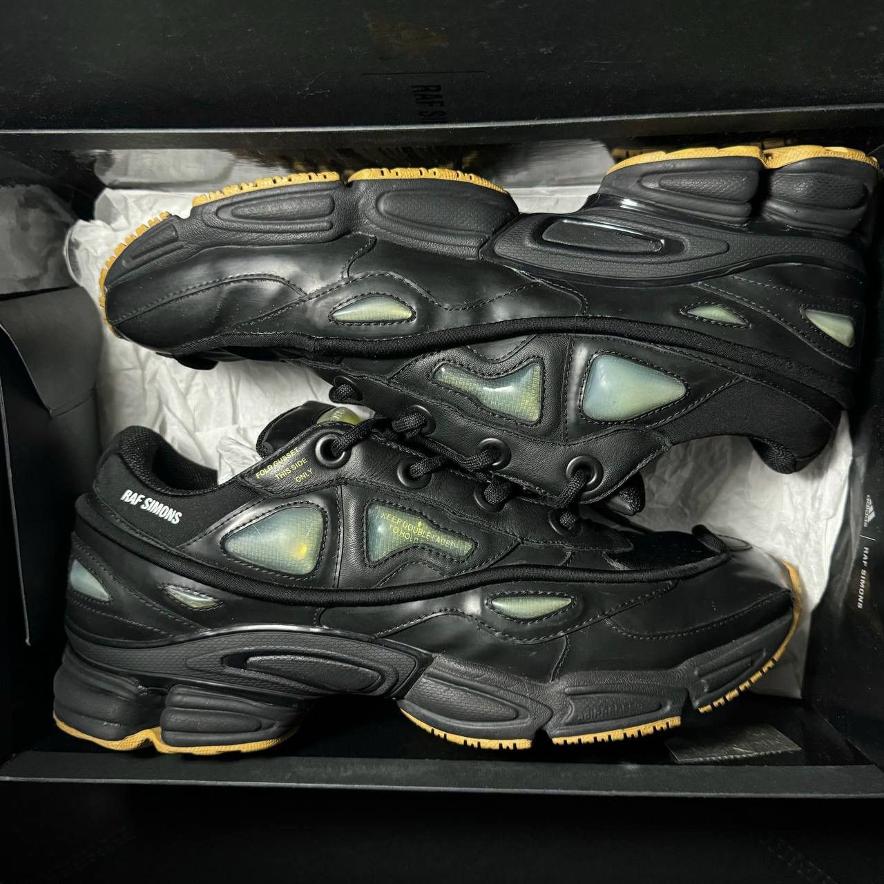 Adidas × Raf Simons sneakers Adidas Raf Simons Ozweego Bunny Black Size US 11 / EU 44 - 10 Thumbnail