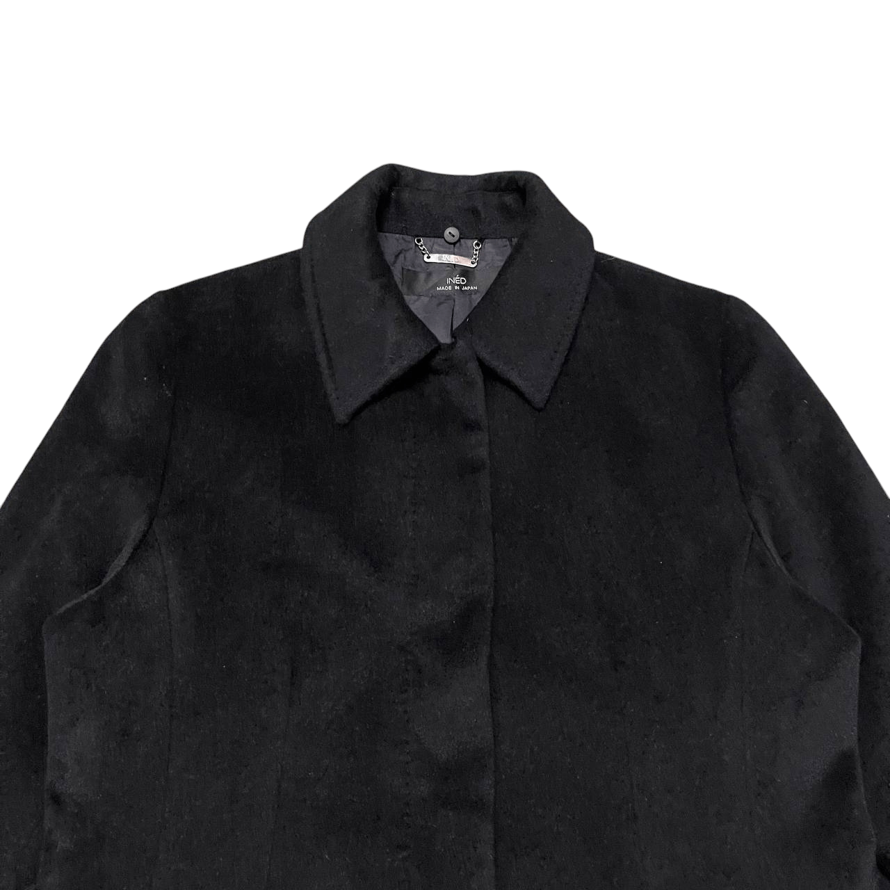 Yohji Yamamoto Ined Yohji Yamamoto x Angora Wool Coat with Belt Size S / US 4 / IT 40 - 2 Thumbnail