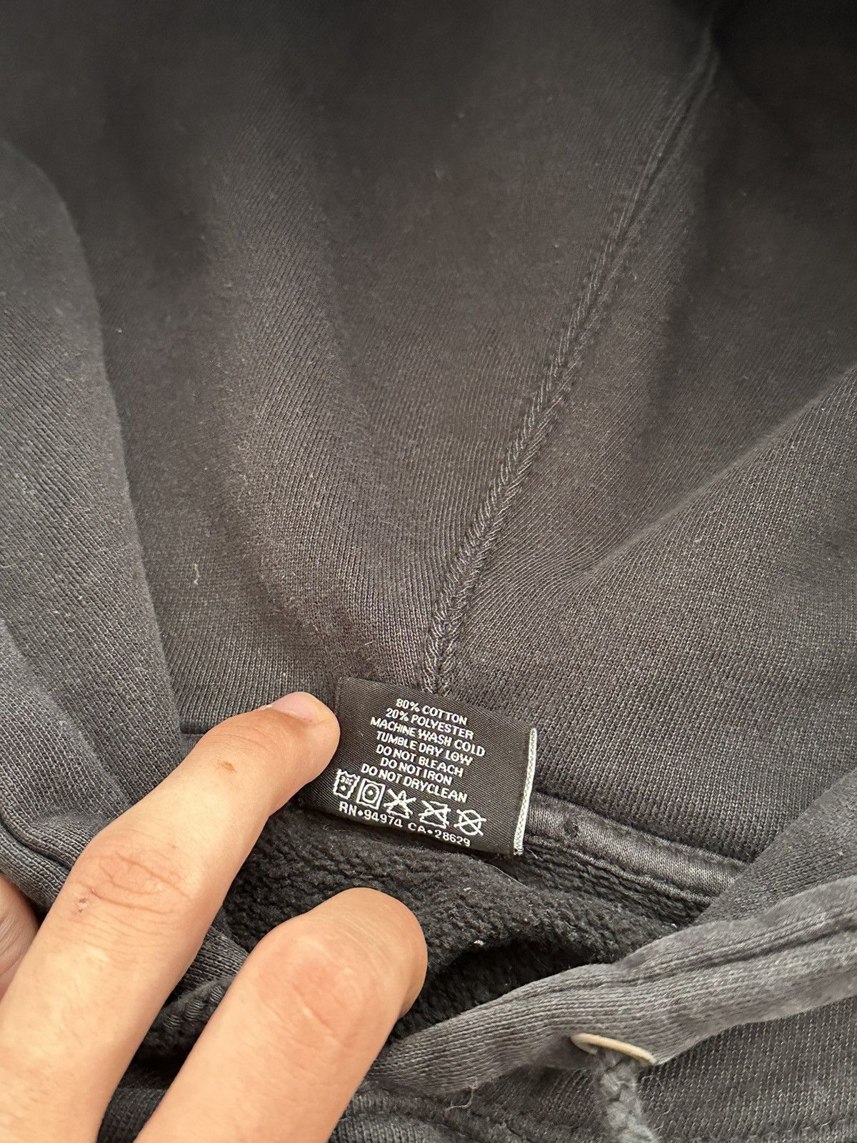 Stussy 🔥VINTAGE STUSSY EMBROIDERED CENTRE LOGO FADED HOODIE🔥 Size US M / EU 48-50 / 2 - 7 Thumbnail