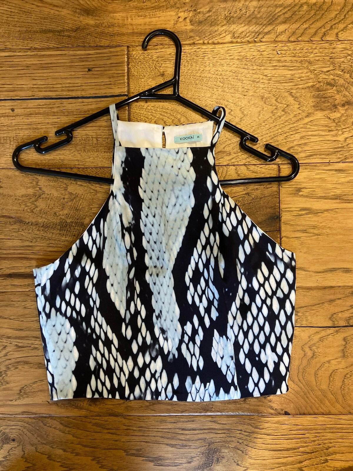 Kokaine Kookai Crop Top Stretch Singlet Size 1 / 36 - Aust 8 (003) Size S / US 4 / IT 40 - 2 Thumbnail