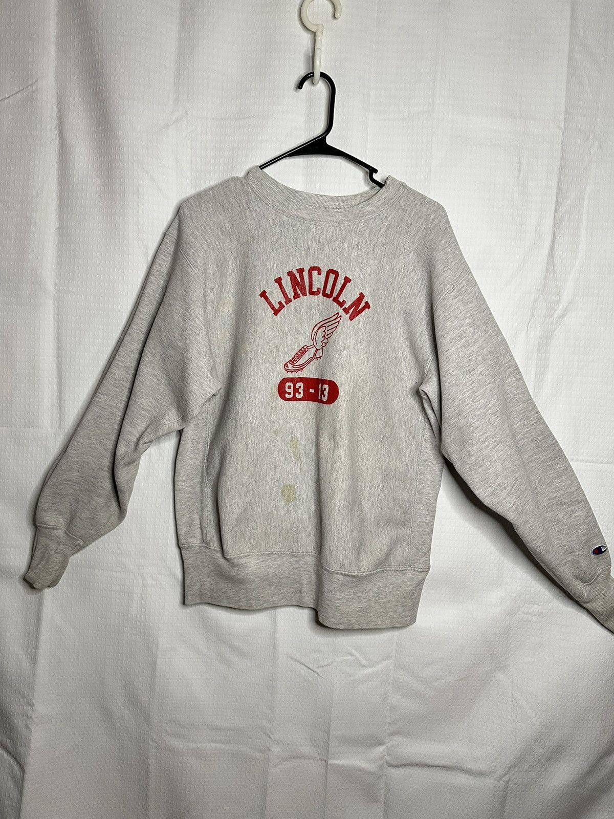 Champion VTG 90s Champion Reverse Weave Lincoln Track USA L Size US L / EU 52-54 / 3 - 1 Thumbnail