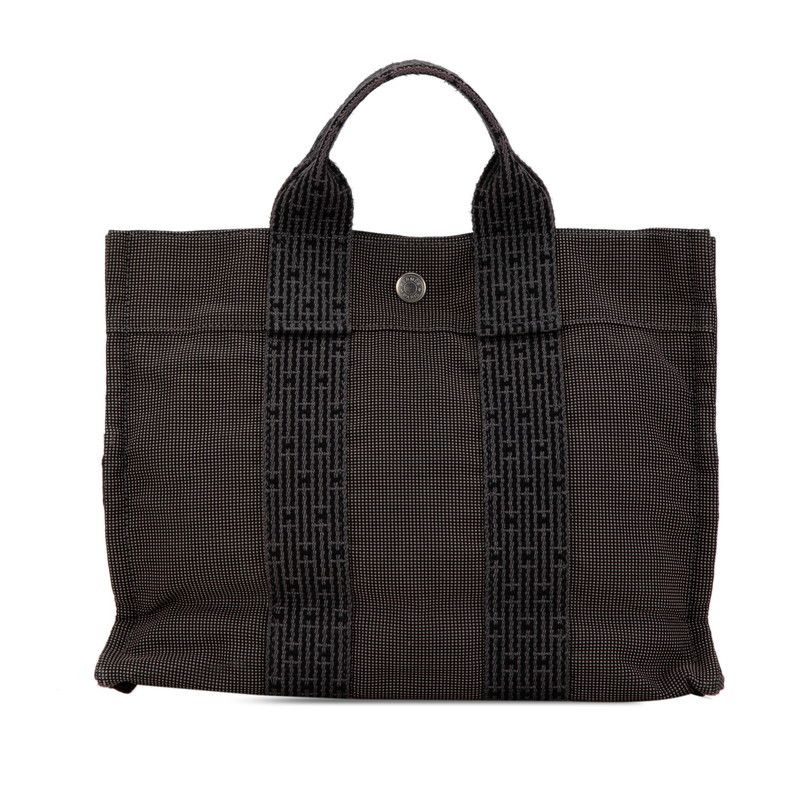 Hermes Hermes Hermes Canvas Herline Tote PM Bag Canvas Tote Bag in Great Condition Size ONE SIZE - 1 Thumbnail