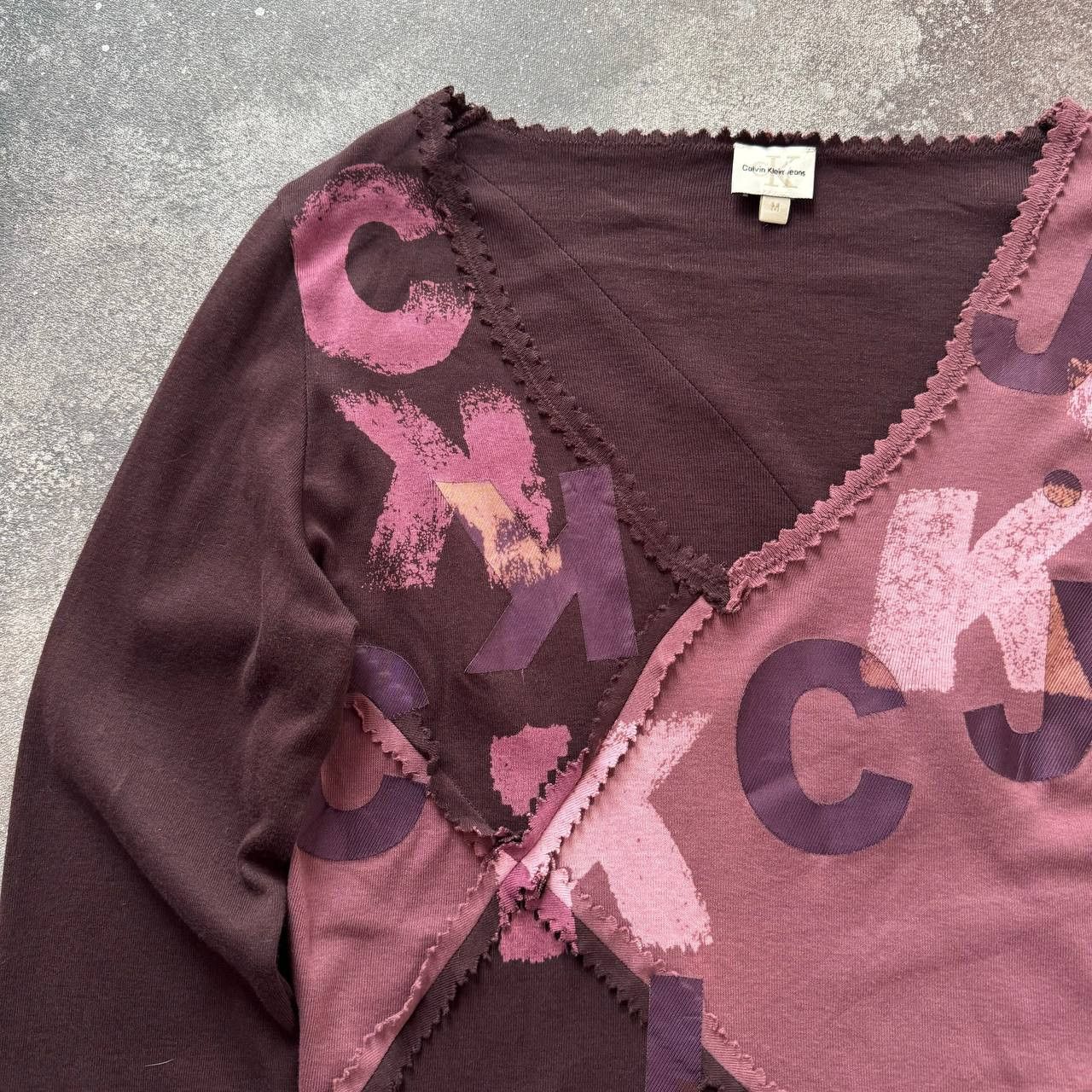 Calvin Klein 205W39NYC × Hysteric Glamour × Japanese Brand Calvin Klein Jeans Vintage Long Sleeve Top Size M / US 6-8 / IT 42-44 - 4 Thumbnail