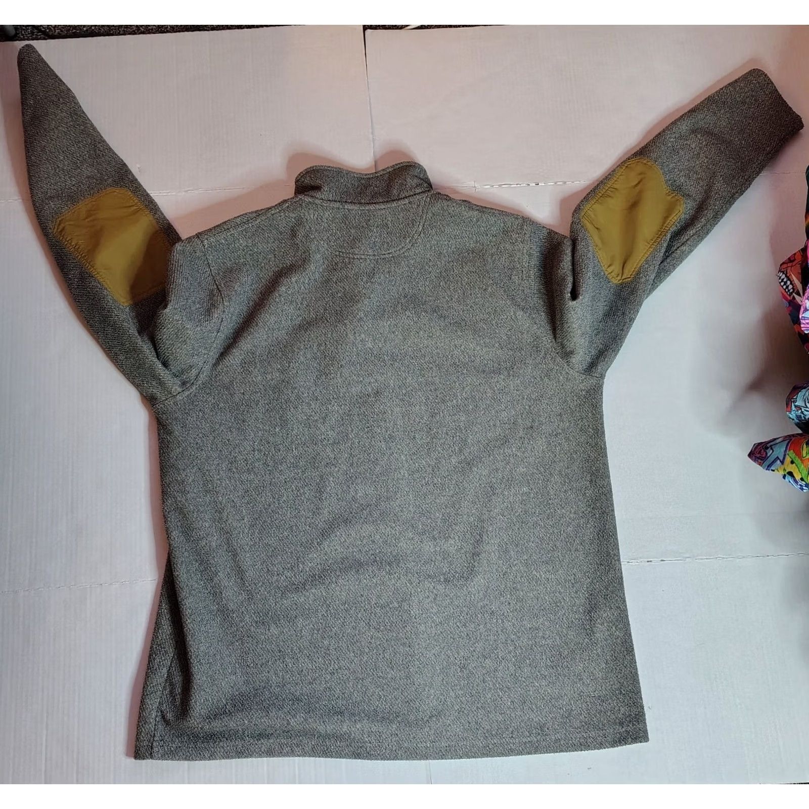Vintage LL Bean Mens L Tall Allagash Fleece Jacket Gray Snap T Pullover Size US L / EU 52-54 / 3 - 3 Thumbnail
