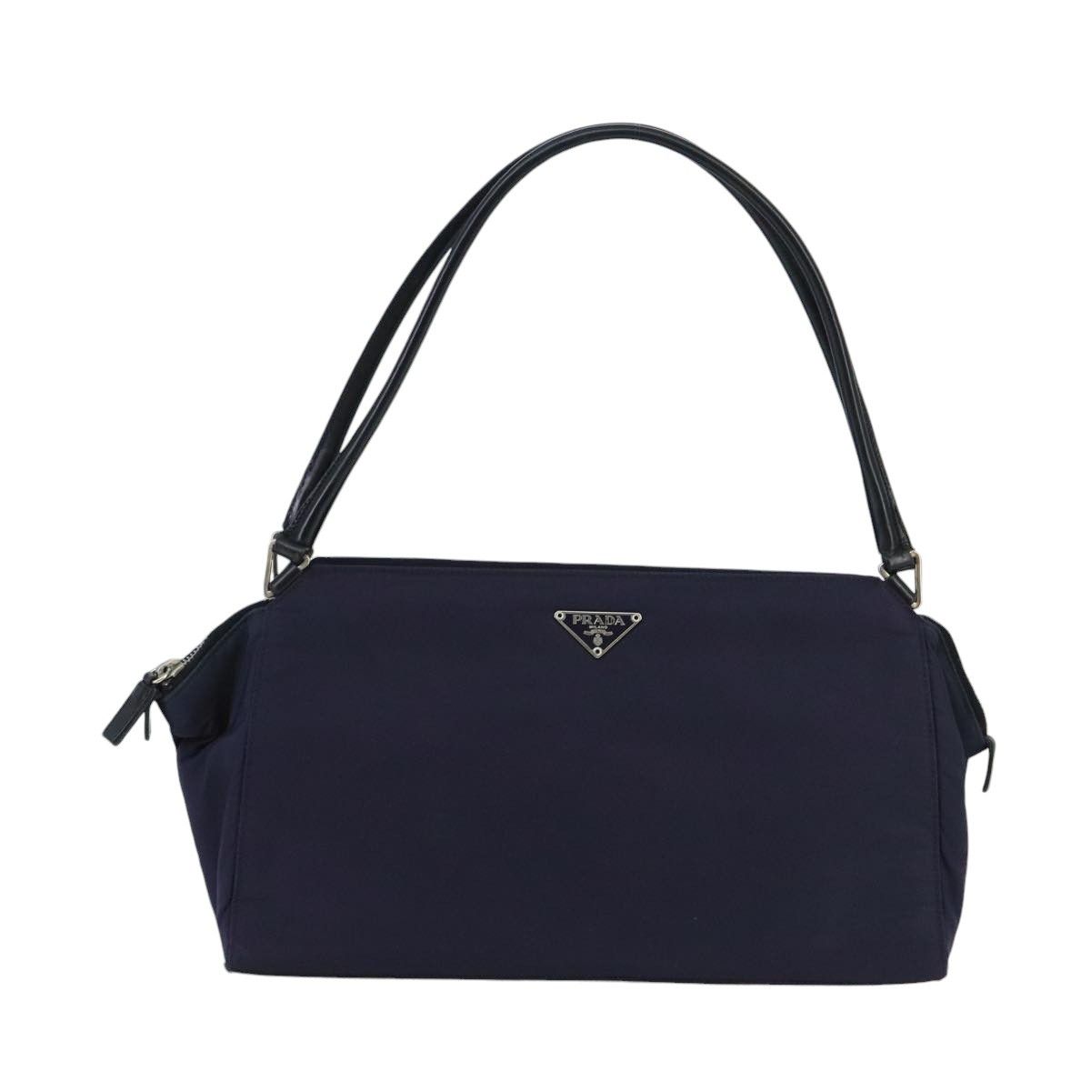 Prada Triangle Logo Purple Synthetic Shoulder Bag (Pre-Owned) Size ONE SIZE - 1 Thumbnail