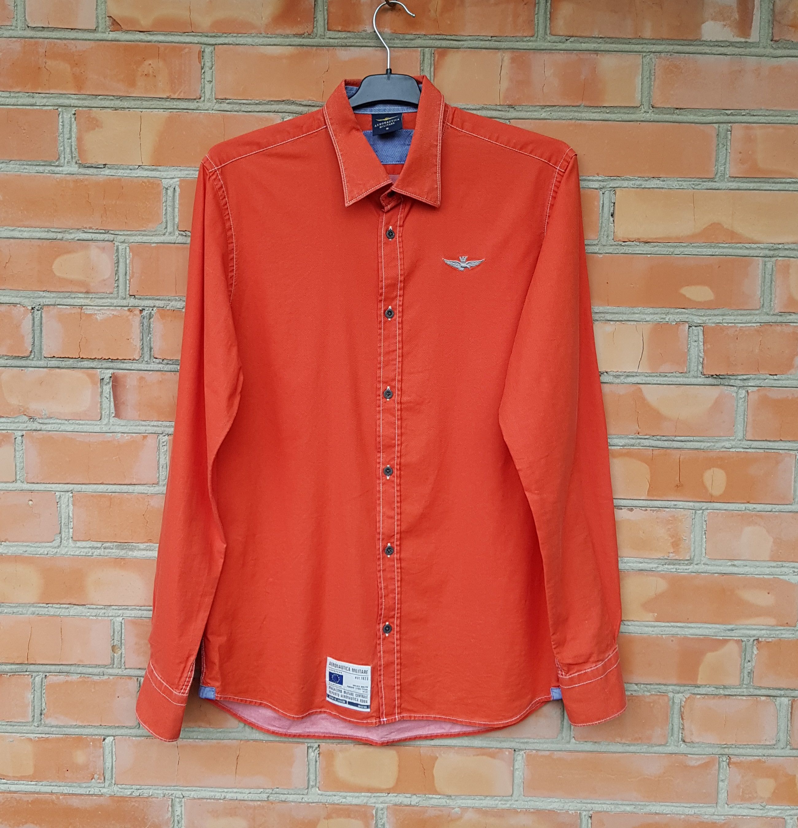 Aeronautica Militare Aeronautica Militare Orange Shirt sz M Size US M / EU 48-50 / 2 - 1 Thumbnail