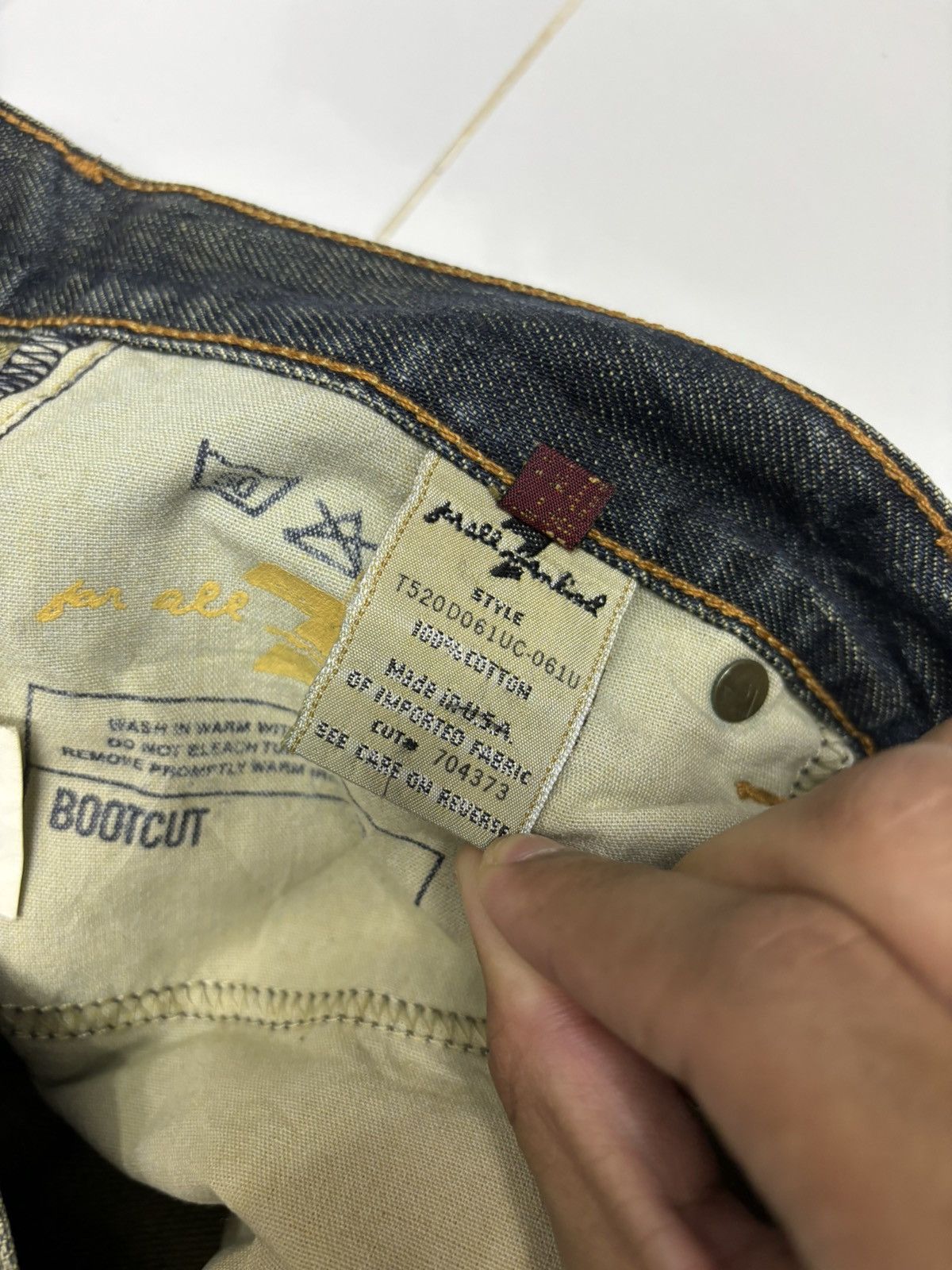 14th Addiction FLARE🔥RUSTY MUD WASH FLARE JEANS 7 FOR ALL MANKIND DENIM Size US 31 - 11 Thumbnail