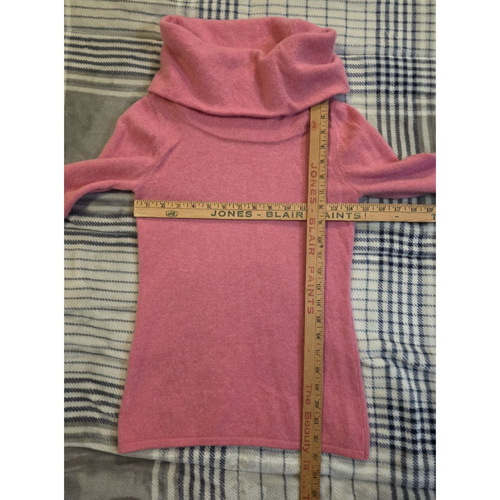 Vintage Sundance Pink 100% Cashmere Cowl Neck Sweater Raglan Sleeves Women's PXS Knit Pullover VINTAGE Style? Size XS / US 0-2 / IT 36-38 - 5 Thumbnail