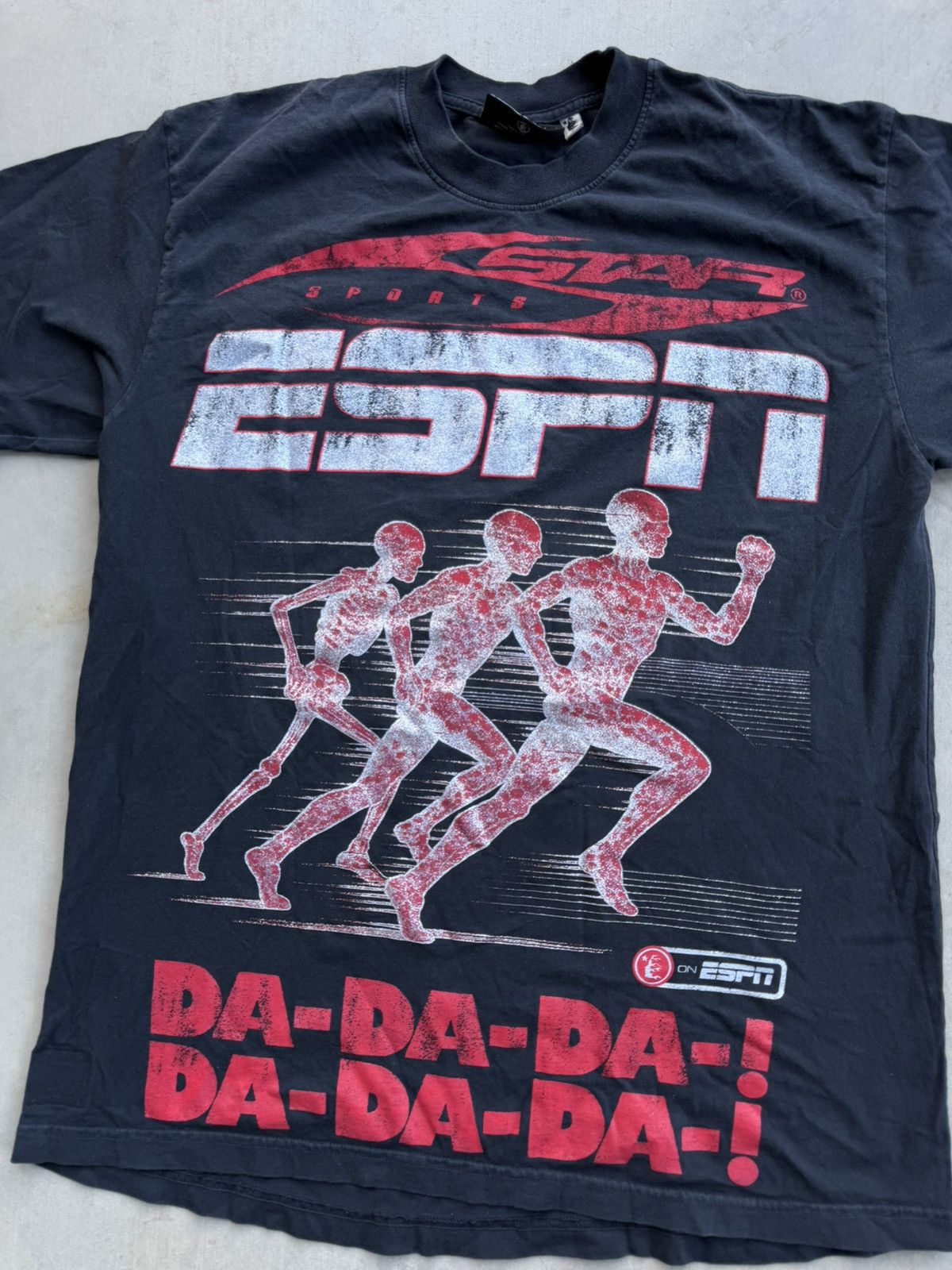HELLSTAR Hellstar x ESPN x Complex NYC Exclusive Tee – Black Large Size US L / EU 52-54 / 3 - 3 Thumbnail