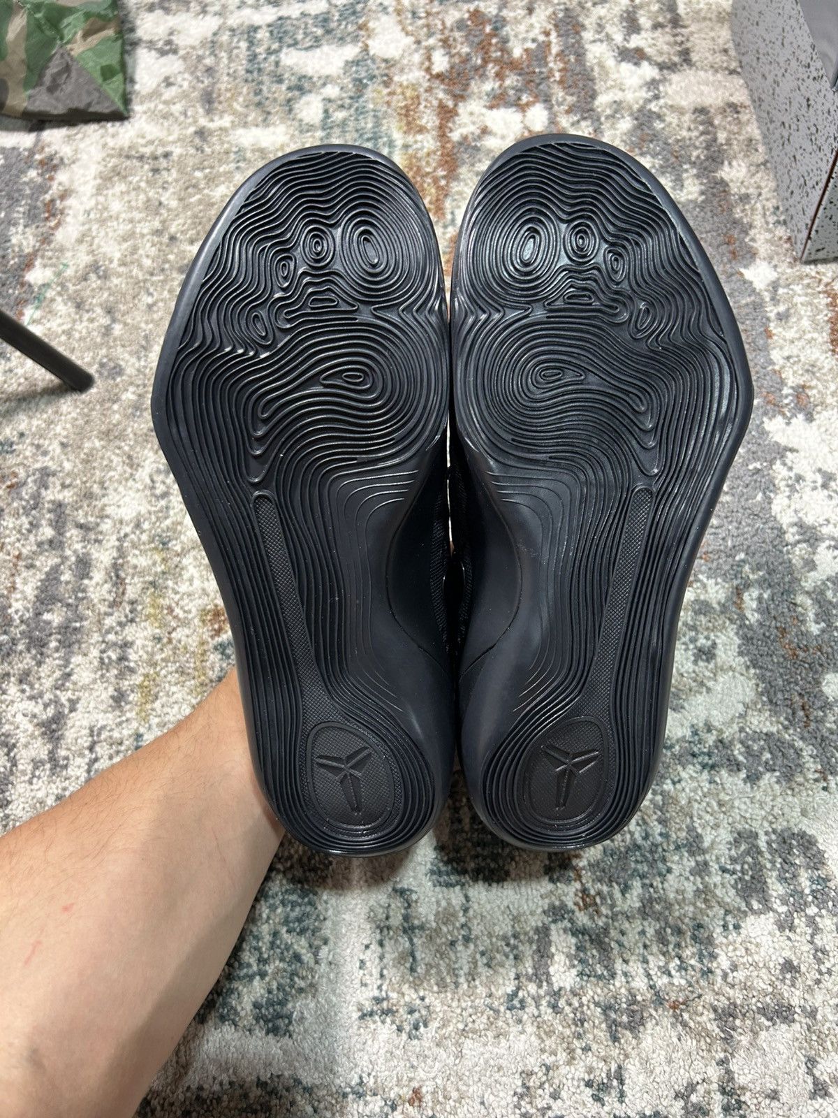 Nike Unreleased Kobe 9 Protro Triple Black Size US 8.5 / EU 41-42 - 5 Thumbnail