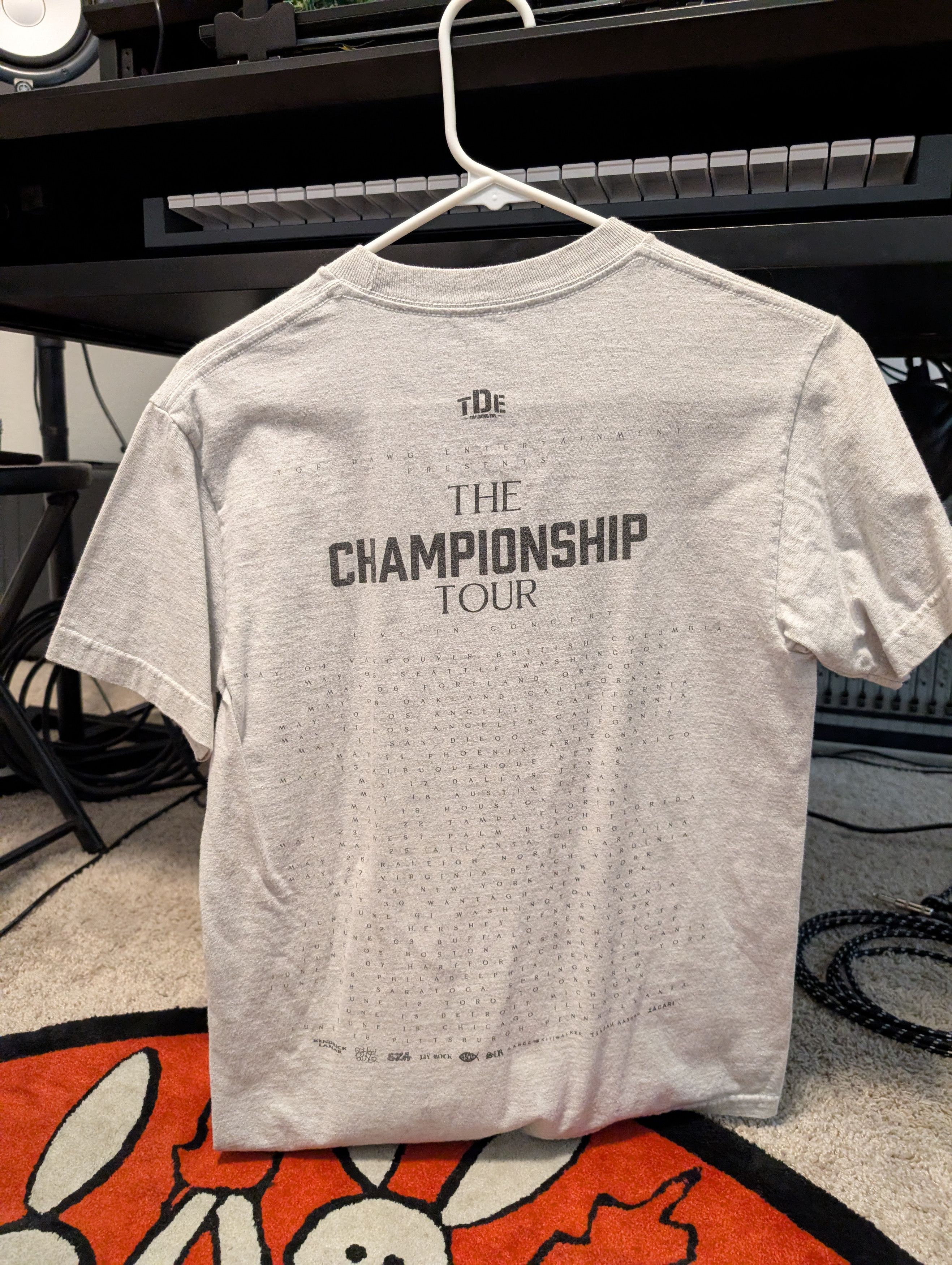 Top Dawg Entertainment TDE The Championship Tour Tee Size US S / EU 44-46 / 1 - 8 Thumbnail