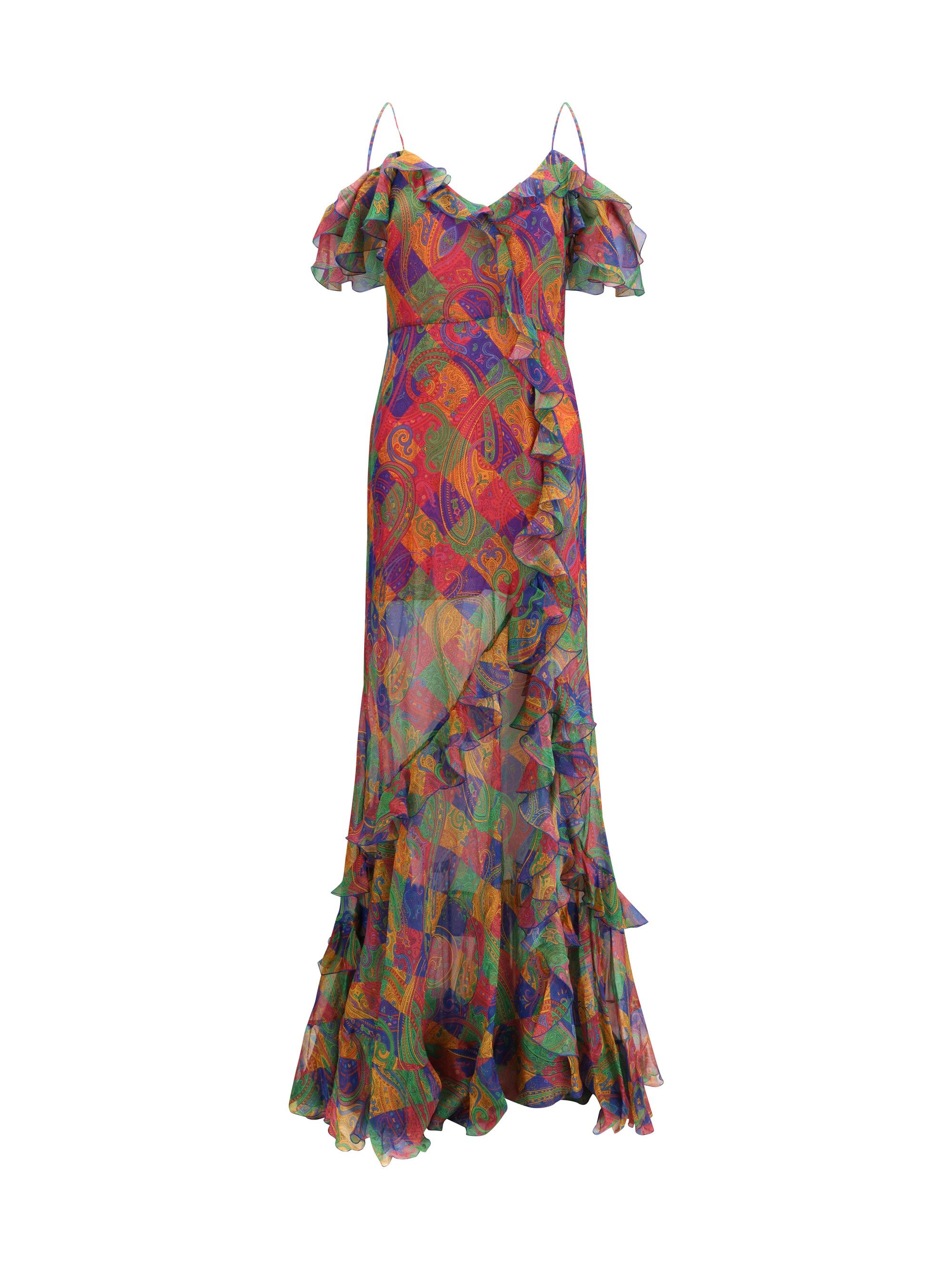Etro Long silk Dress Size M / US 6-8 / IT 42-44 - 1 Thumbnail