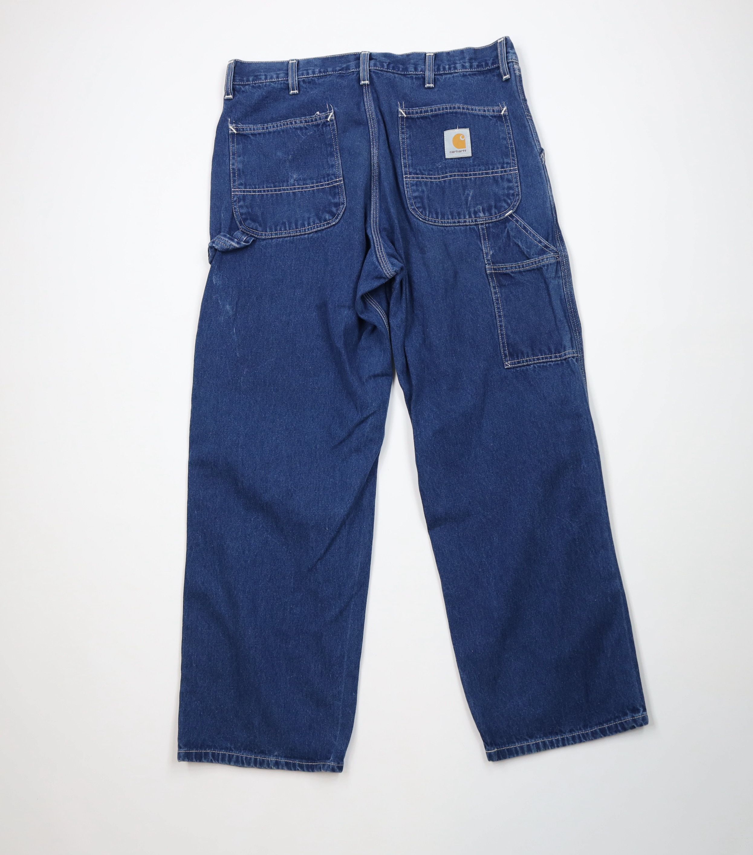 Carhartt Vintage 90s Carhartt Wide Leg Dungaree Denim Jeans Cotton Size US 36 / EU 52 - 10 Thumbnail
