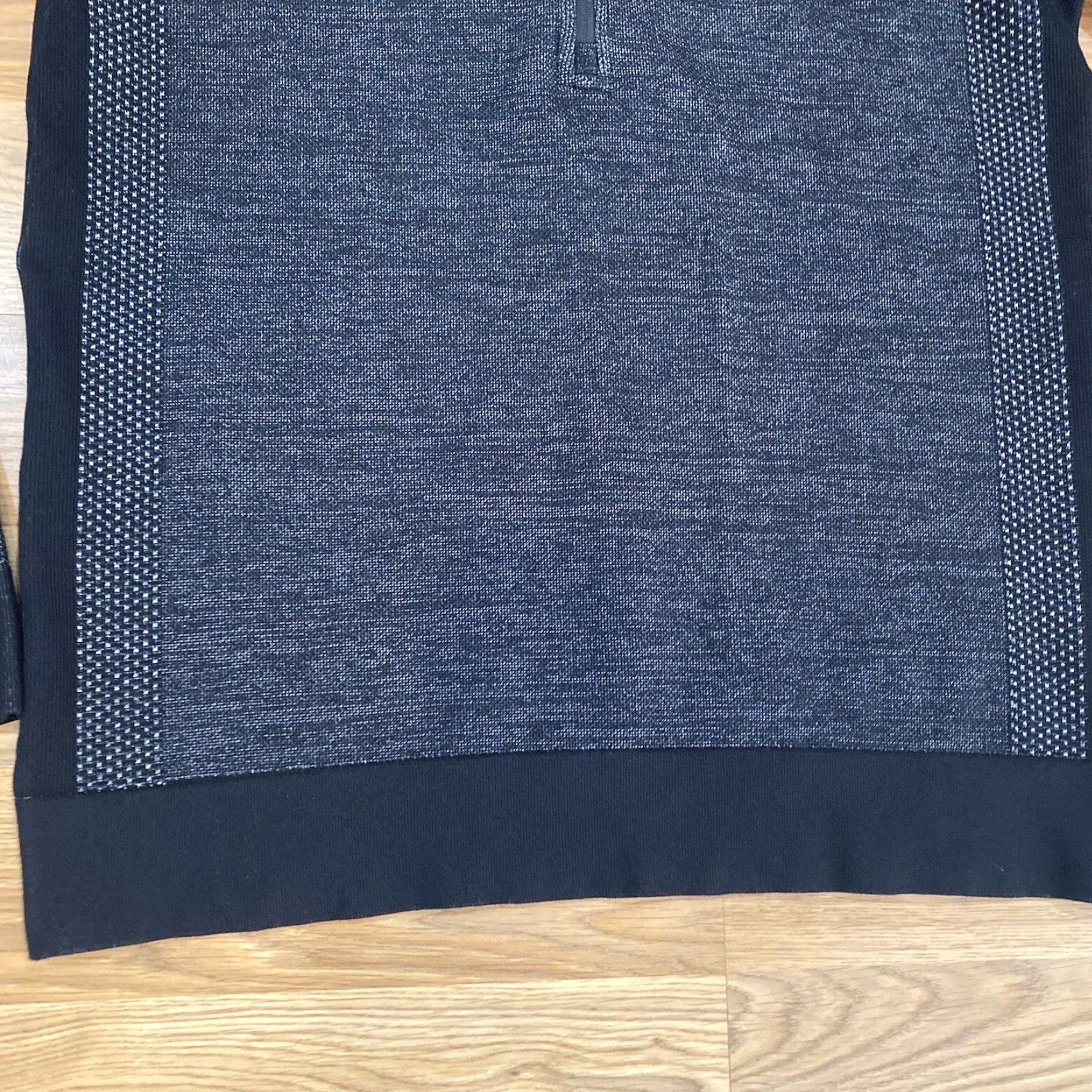 Vintage Proof Seamless Quarter 1/2 Zip Pullover Sweatshirt Mens M Gray Charcoal Heather Zip Front Pullover Size US M / EU 48-50 / 2 - 4 Thumbnail