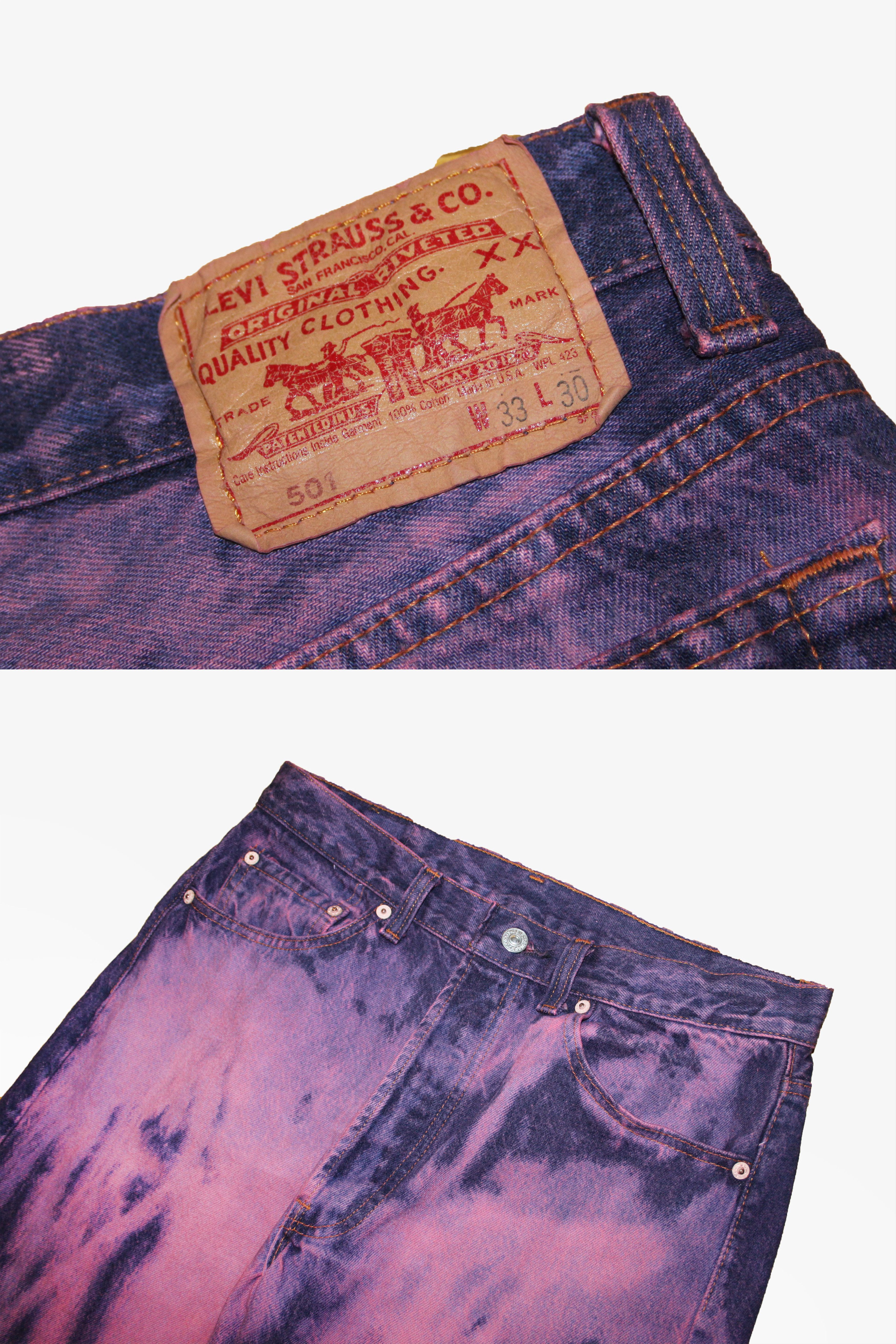 Levi's Vintage Clothing Vintage Levis 501 Jeans Pant Made in USA Size US 33 - 4 Thumbnail