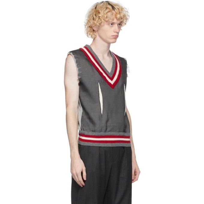 Maison Margiela o1y1124 Sleeveless Overlay Vest In Multicolor Size US XS / EU 42 / 0 - 2 Thumbnail