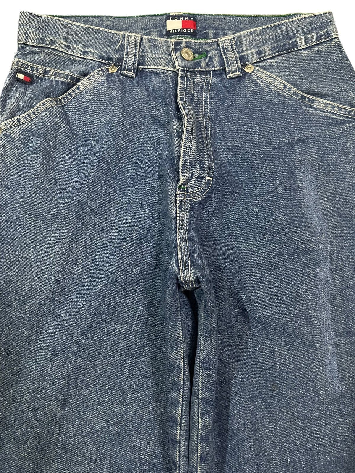Tommy Hilfiger Vintage Tommy Hilfiger Carpenter Style Baggy Jeans Size US 27 - 3 Thumbnail