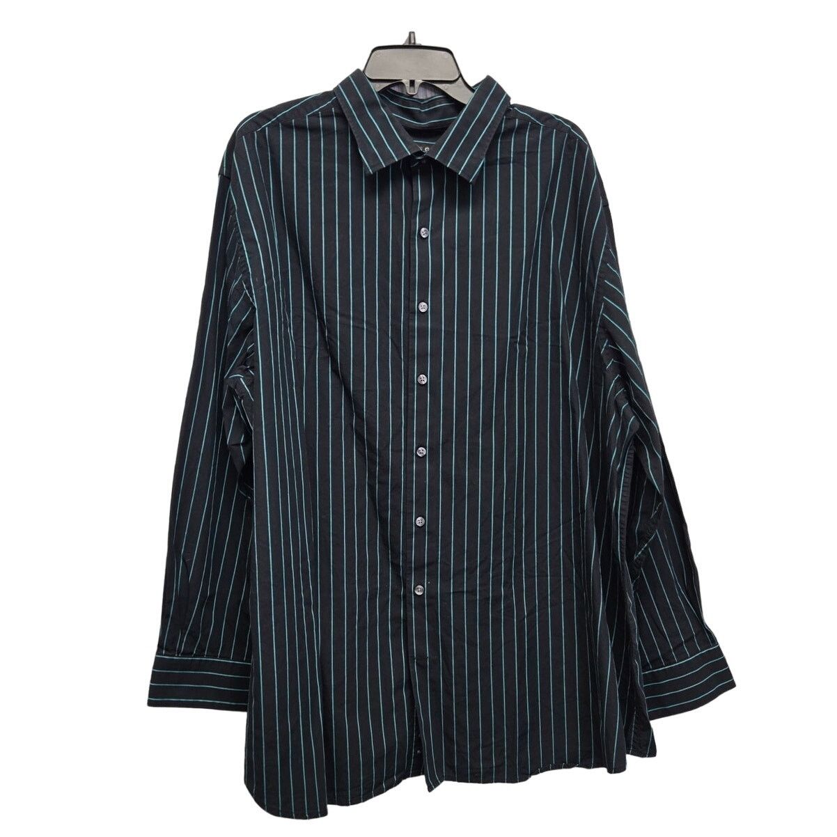 Other Synrgy Mens 2XL Cotton Striped Long Sleeve Button Up Shirt Size US XXL / EU 58 / 5 - 1 Thumbnail