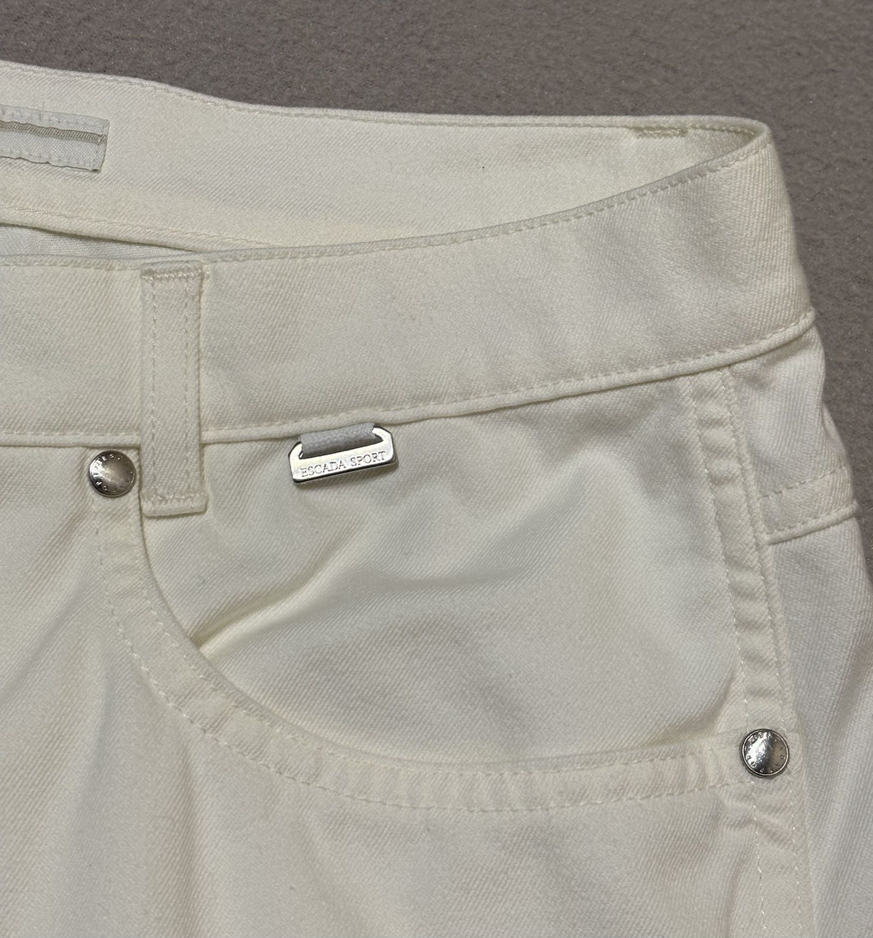 Escada Sport Escada Sport White trousers size 44 Size 30" / US 8 / IT 44 - 7 Thumbnail
