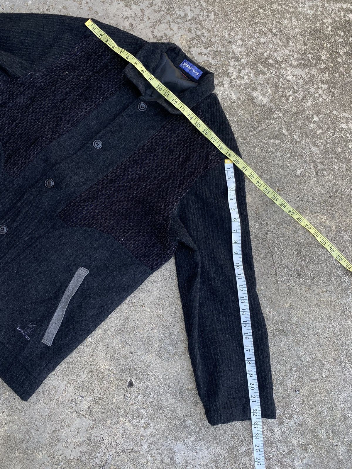 Kansai Yamamoto 🔥 Rare 🔥 Vintage Kansai Man by Kansai Yamamoto Wool Jacket Size US L / EU 52-54 / 3 - 9 Thumbnail