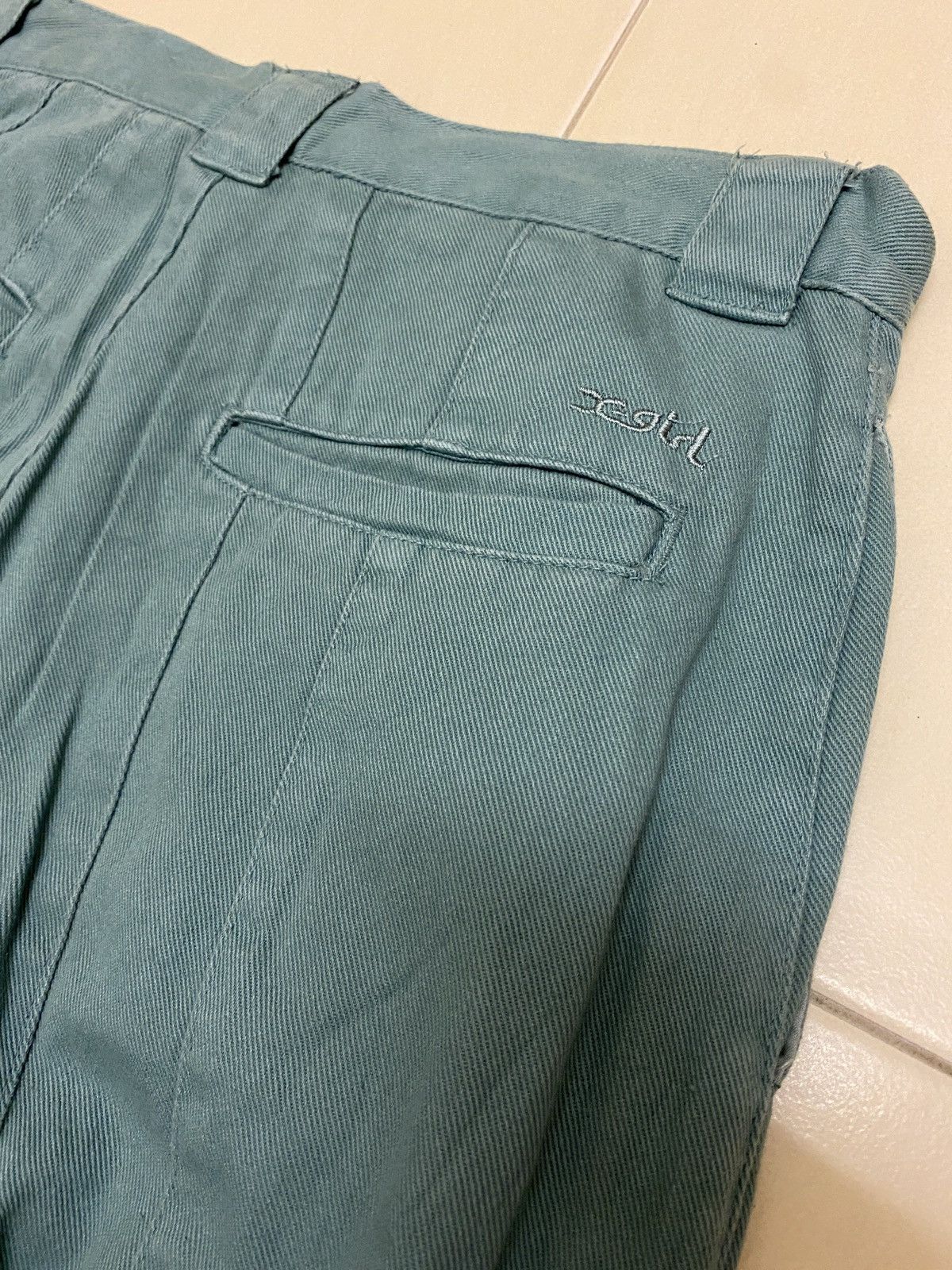 Japanese Brand × X-Girl X-girl Baggy Bondage Zipper Pants Size 30" / US 8 / IT 44 - 4 Thumbnail