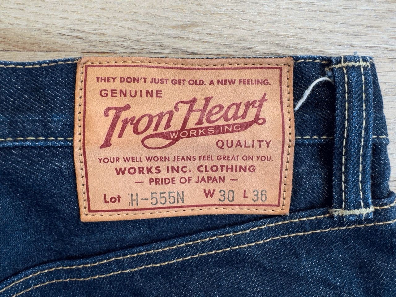 Iron Heart Iron Heart IH-555N 17oz Selvedge Denim Size US 30 / EU 46 - 4 Thumbnail