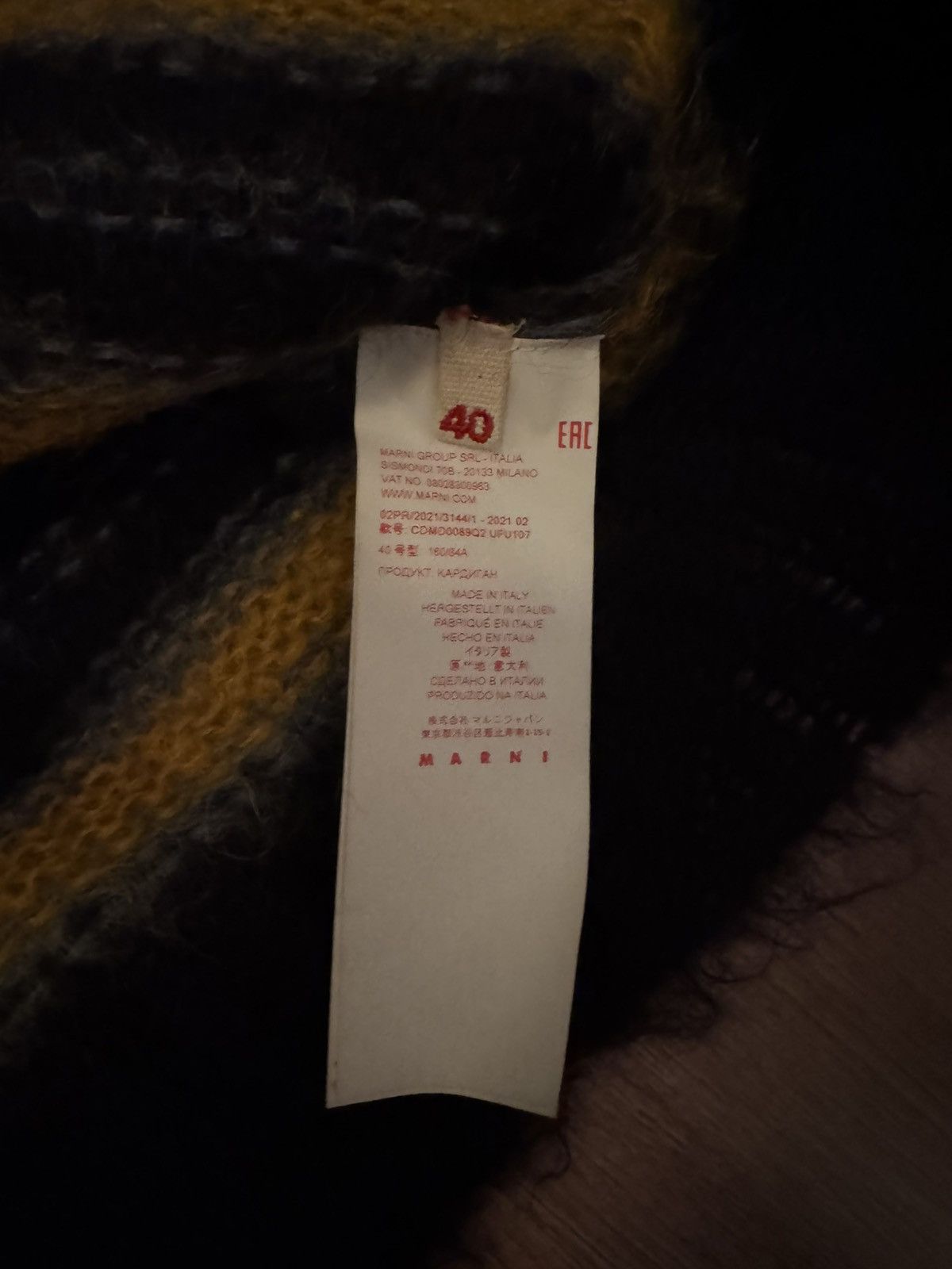 Marni Marni Mohair Cardigan Size US XXS / EU 40 - 4 Thumbnail