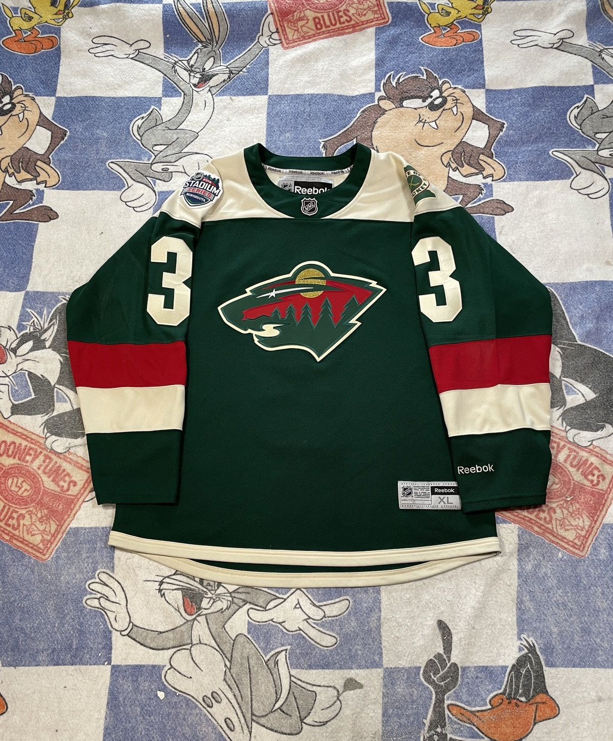 NHL Minnesota wild stadium series hockey jersey Size US XL / EU 56 / 4 - 1 Thumbnail
