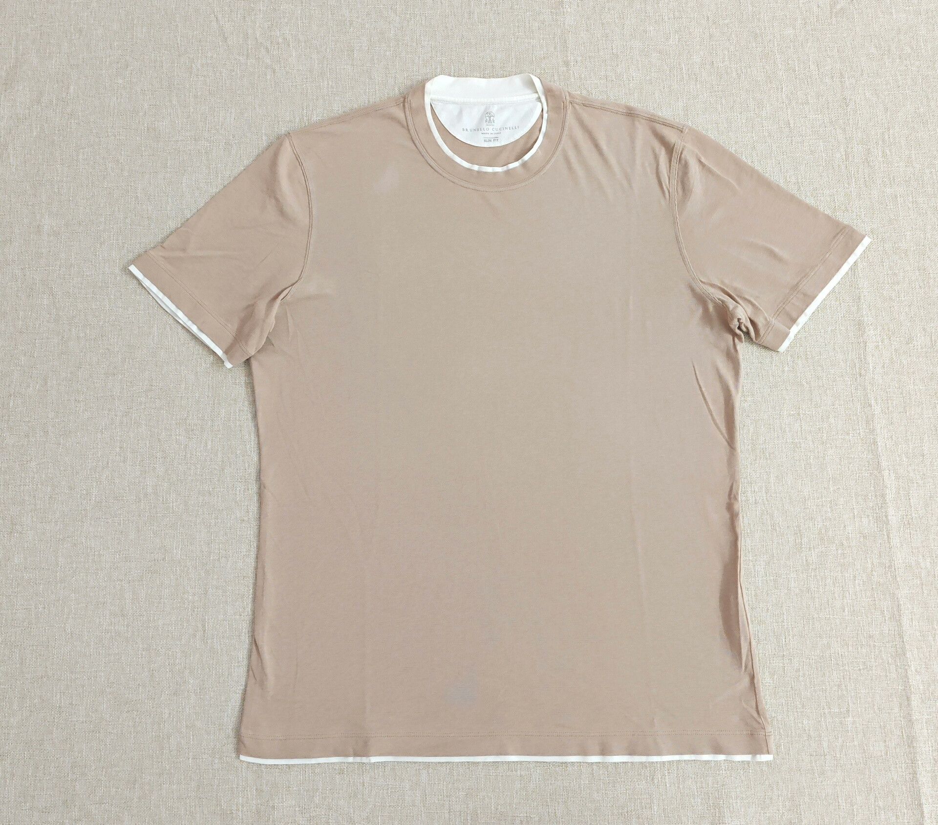 Brunello Cucinelli Brunello Cucinelli Men's Short-Sleeve T-Shirt Size US XL / EU 56 / 4 - 1 Thumbnail