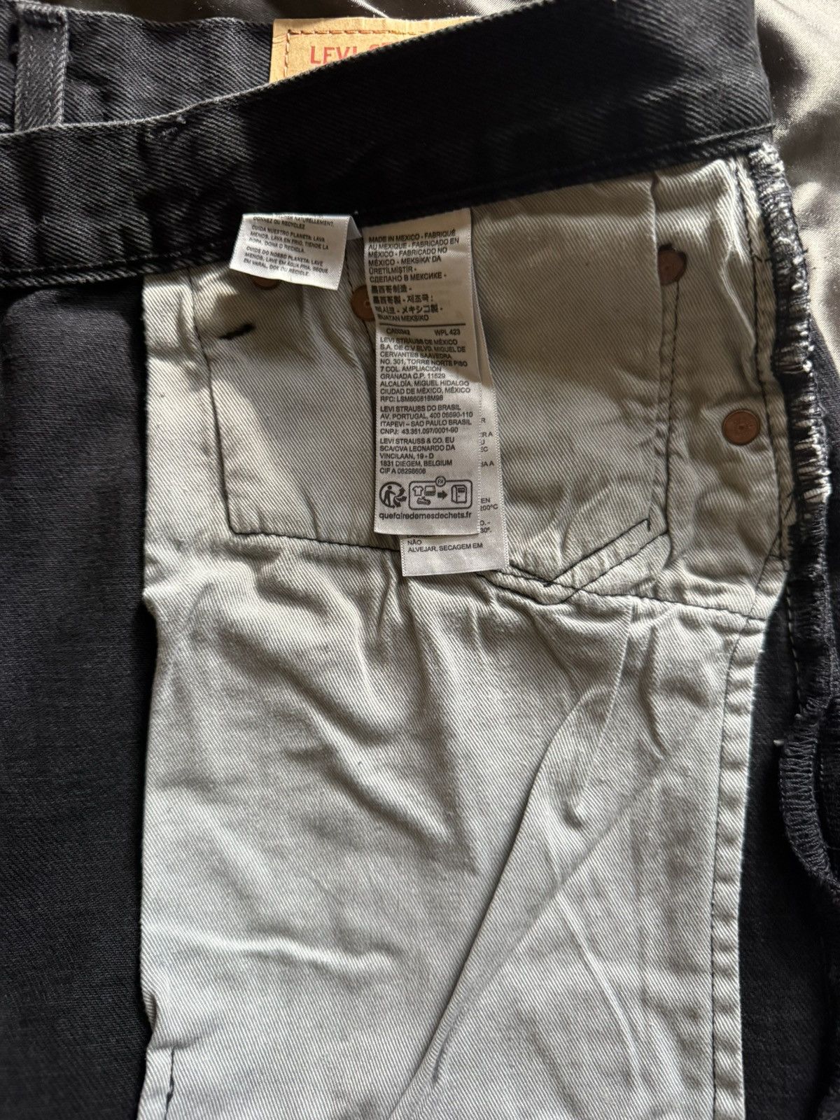 DENIM TEARS × Levi's Levi’s x Denim Tears Cotton Wreath 501 Jeans Black W32 Size US 32 / EU 48 - 6 Thumbnail