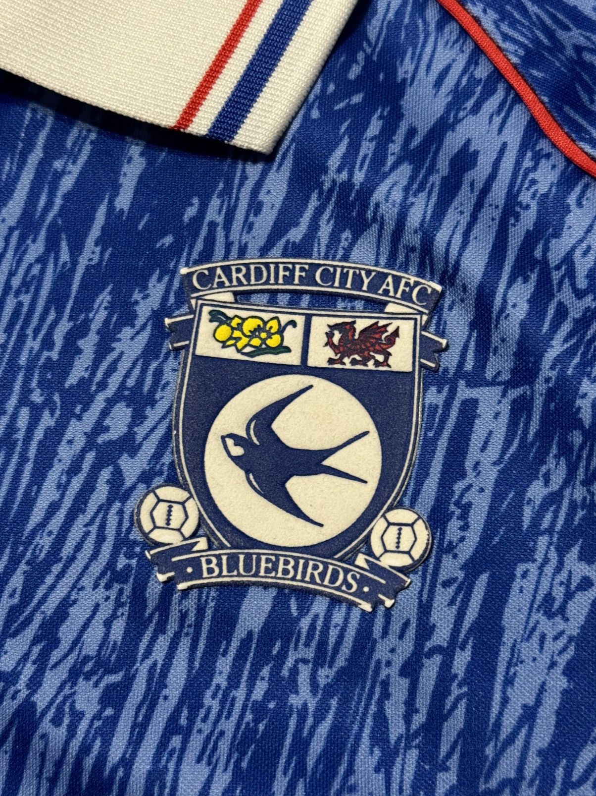 Vintage 🔷Rare Vintage Bluebird Cardiff City 1992/93 Soccer jersey🔷 Size US S / EU 44-46 / 1 - 5 Thumbnail