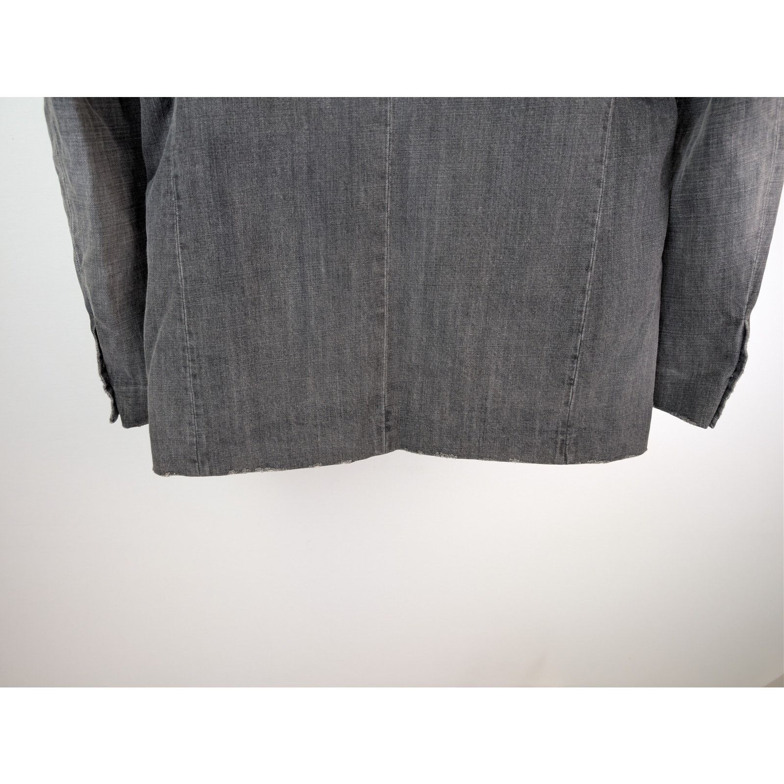 Balenciaga o1rshd1 Japanese Ring Black Denim Washed Jacket Wash Black Size US S / EU 44-46 / 1 - 13 Thumbnail