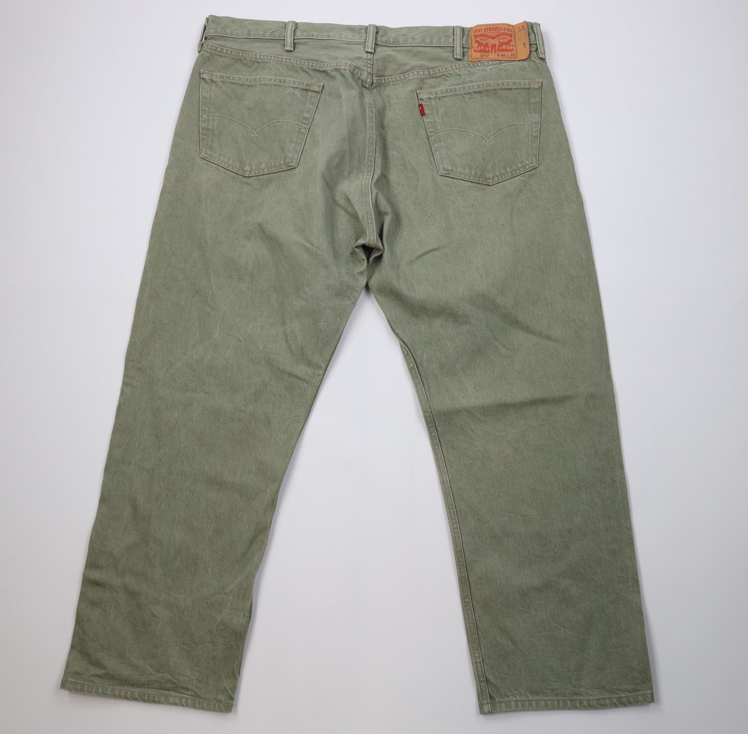 Levi's Vintage Y2K Levis 501xx Fly Original Straight Leg Jeans Size US 44 / EU 60 - 9 Thumbnail