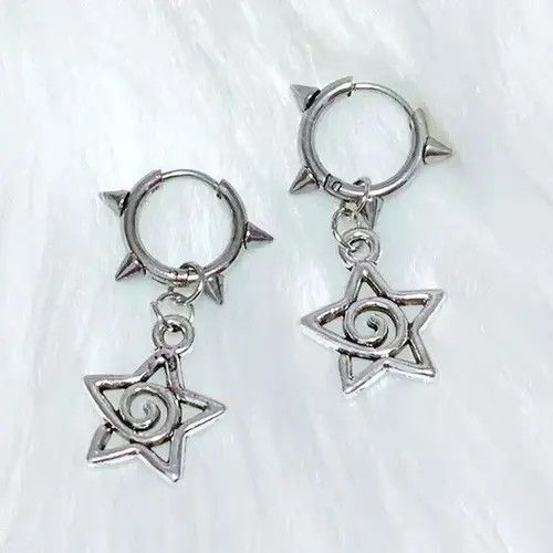 Designer × Jewelry Cute Star Swirl Earring Size ONE SIZE - 2 Thumbnail