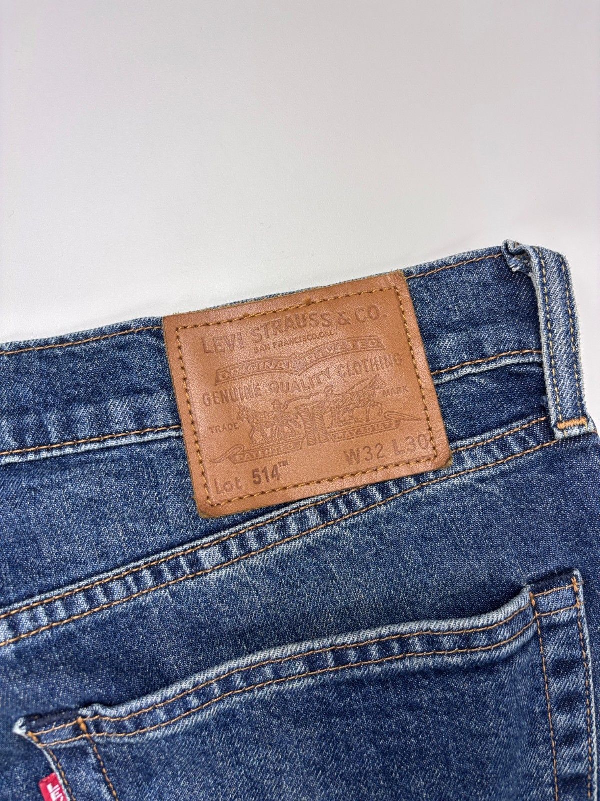 Levi's Mens Levis Premium 514 Straight Jeans Blue Size 32x30 Size US 32 / EU 48 - 7 Thumbnail