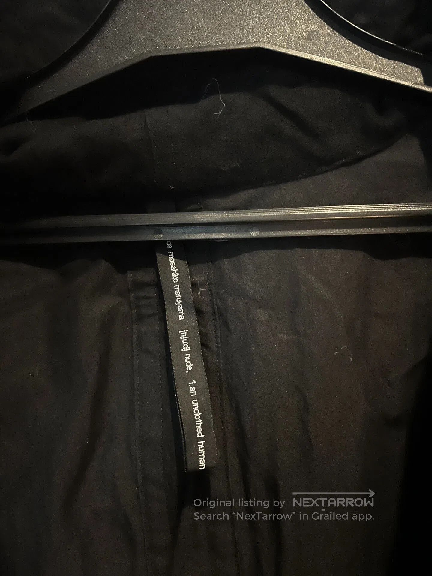 Nude: Masahiko Maruyama Masahiko Maruyama Black Military Coat. Size US S / EU 44-46 / 1 - 3 Thumbnail