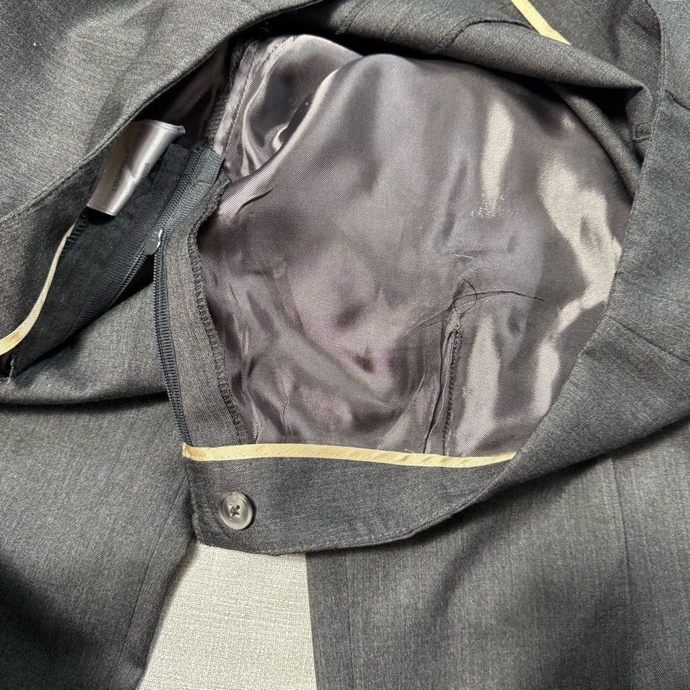 Other Bernard Zins Dark Grey Wool Pants Made in Portugal Size 30" / US 8 / IT 44 - 9 Thumbnail