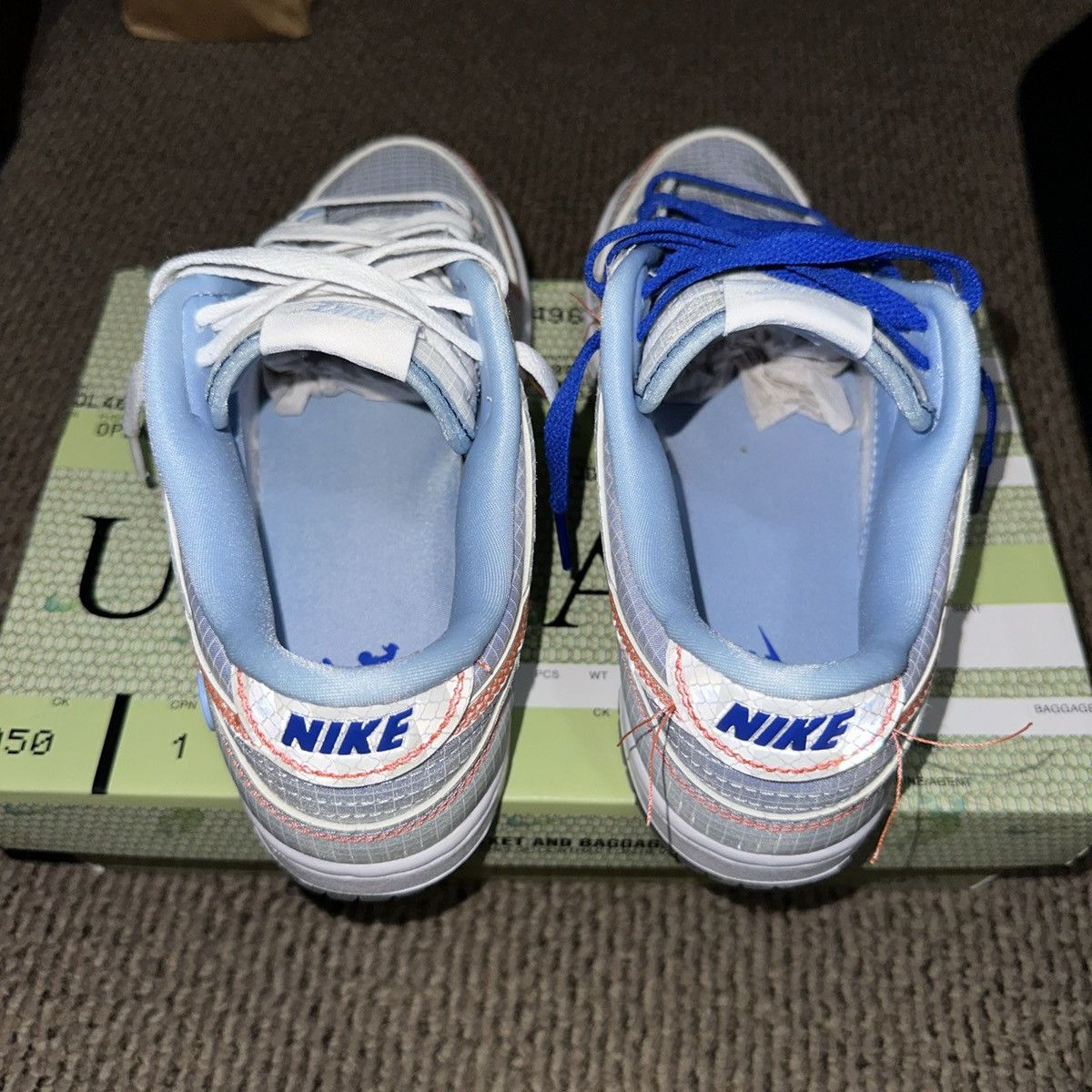 Nike × Union LA Nike Dunk Low Union Passport Pack Argon Size US 7 / EU 40 - 3 Thumbnail