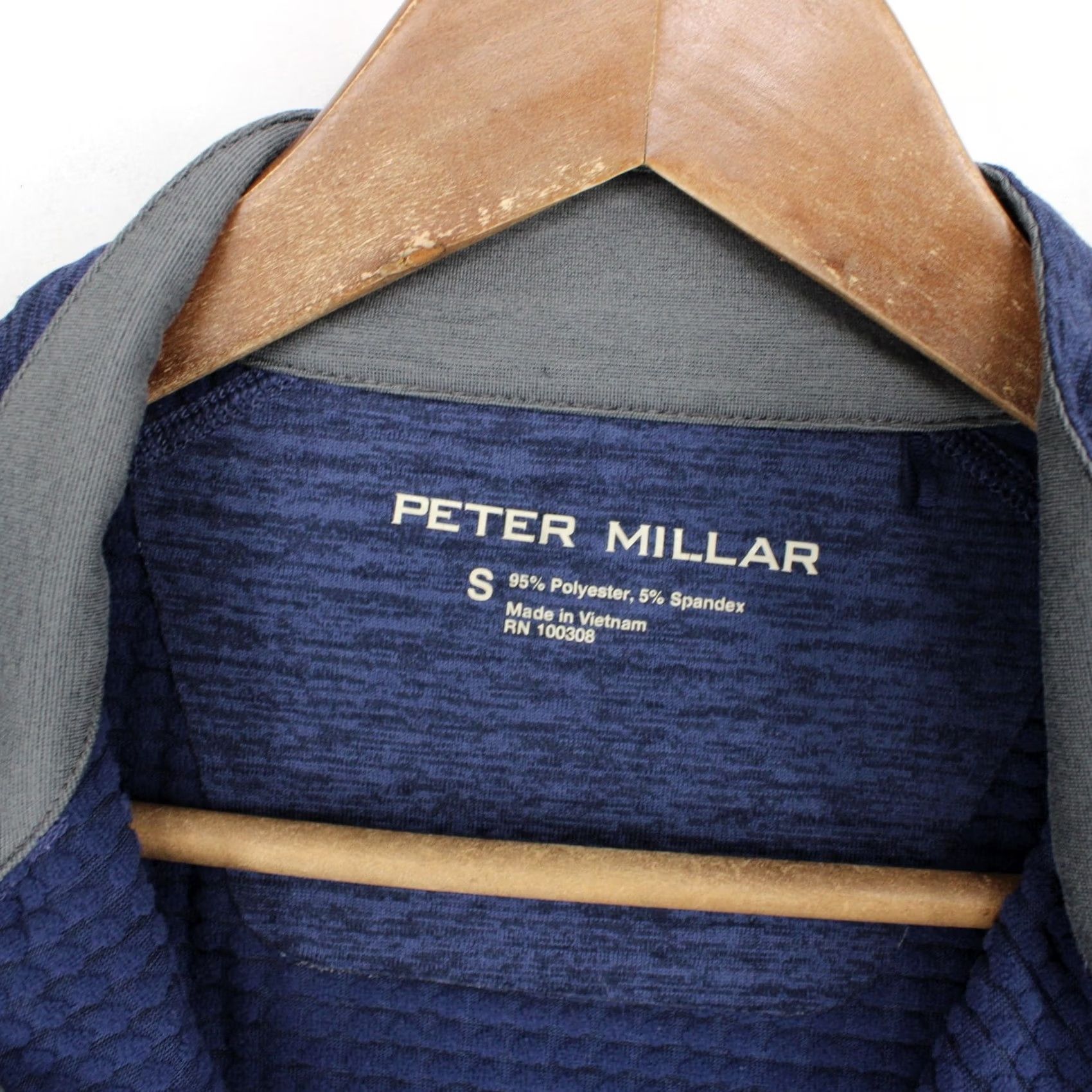 Peter Millar Peter Millar Pullover 1/4 Zip Mens S Navy BMW Logo Apollo Performance Grid Fleece Size US S / EU 44-46 / 1 - 7 Thumbnail