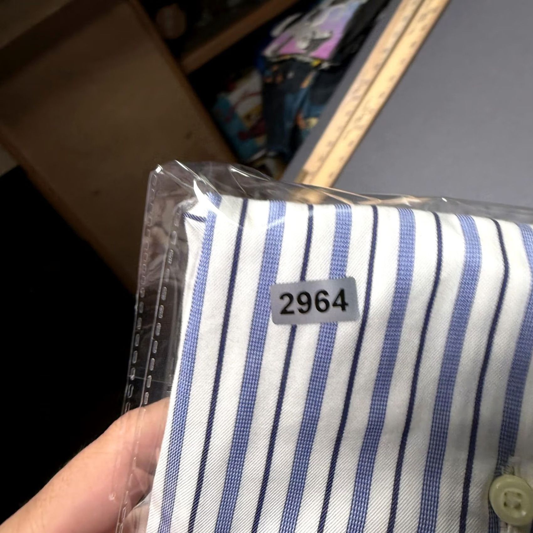 Brooks Brothers Brooks Brothers Shirt Mens Large 16-35 Slim Fit Stripe Long Sleeve Button Up Size US L / EU 52-54 / 3 - 7 Thumbnail