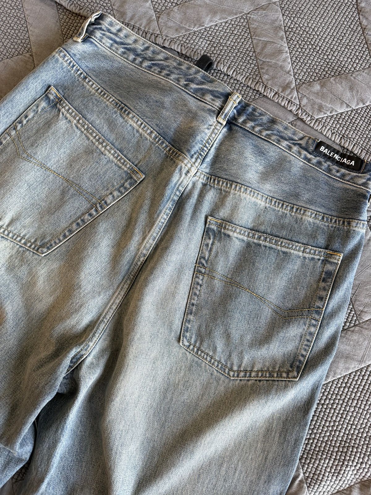 Balenciaga Balenciaga Drawstring Jeans Size US 34 / EU 50 - 4 Thumbnail