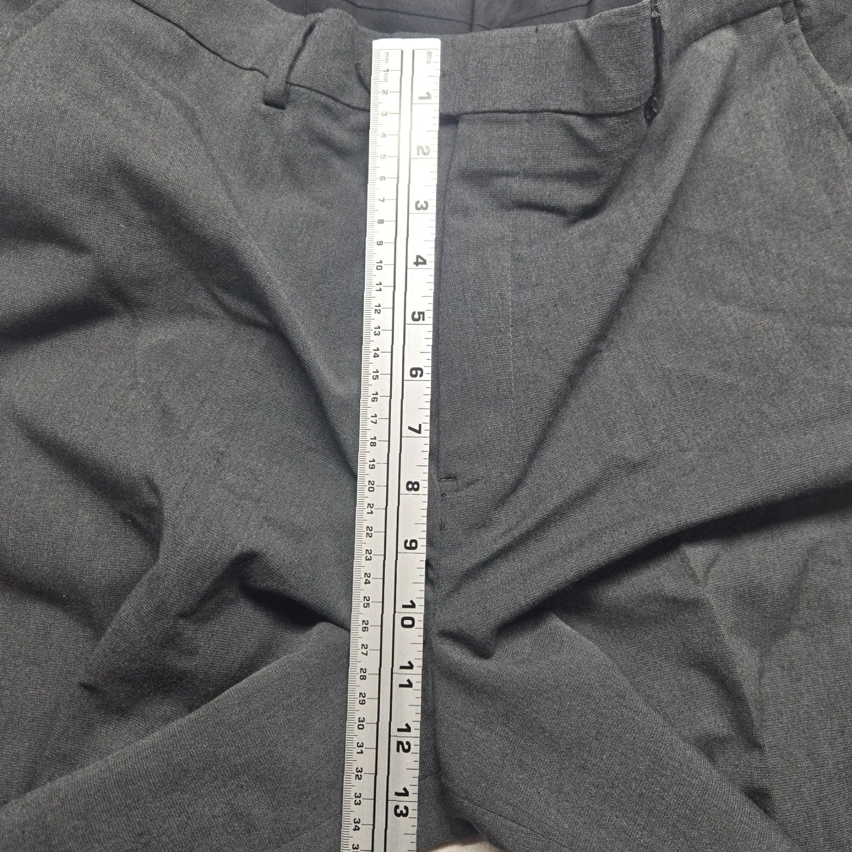 Van Heusen Van Heusen Pants Men 36x30 Gray Traveler Dress Flat Front Straight Leg Business Pants Size US 36 / EU 52 - 5 Thumbnail