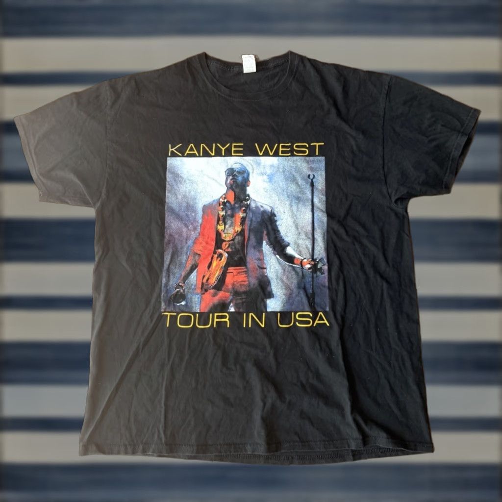 Fruit Of The Loom Kanye West T-Shirt 2XL USA Tour Miami Donda Vultures 2022 Size US XXL / EU 58 / 5 - 1 Thumbnail