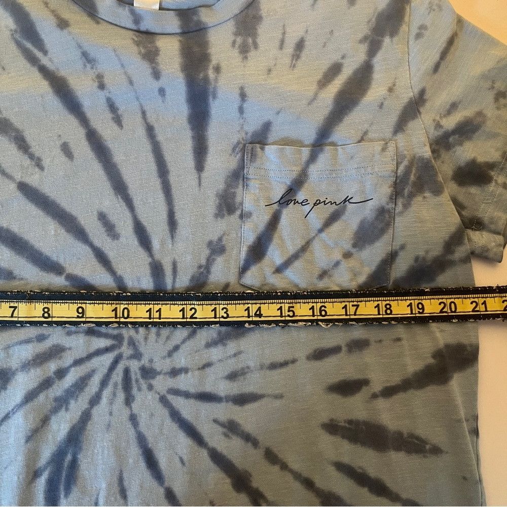 Designer Pink Victoria’s Secret Tie Dye Short Sleeve top Blue Medium Size M / US 6-8 / IT 42-44 - 6 Thumbnail