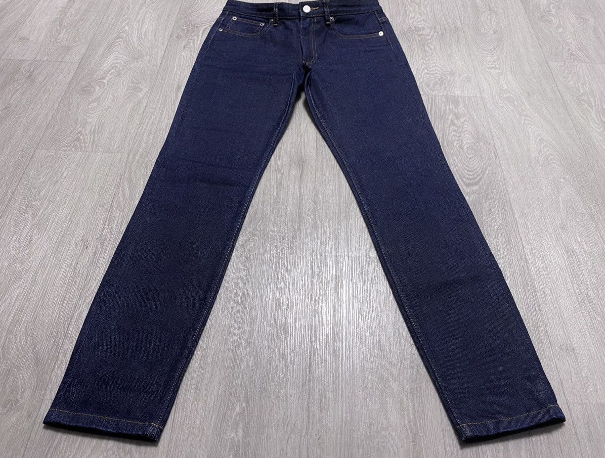 A.P.C. Womens A.P.C. APC Rue Madame Paris Slim Fit Navy Denim Jeans Size 28" / US 6 / IT 42 - 5 Thumbnail