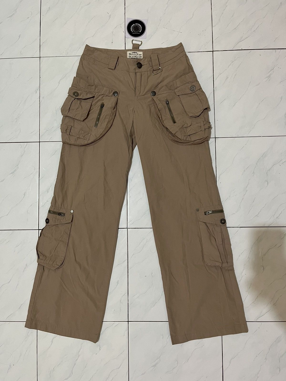 Japanese Brand MO & CO Multipocket Cargo Tactical Pants Size US 27 - 1 Thumbnail